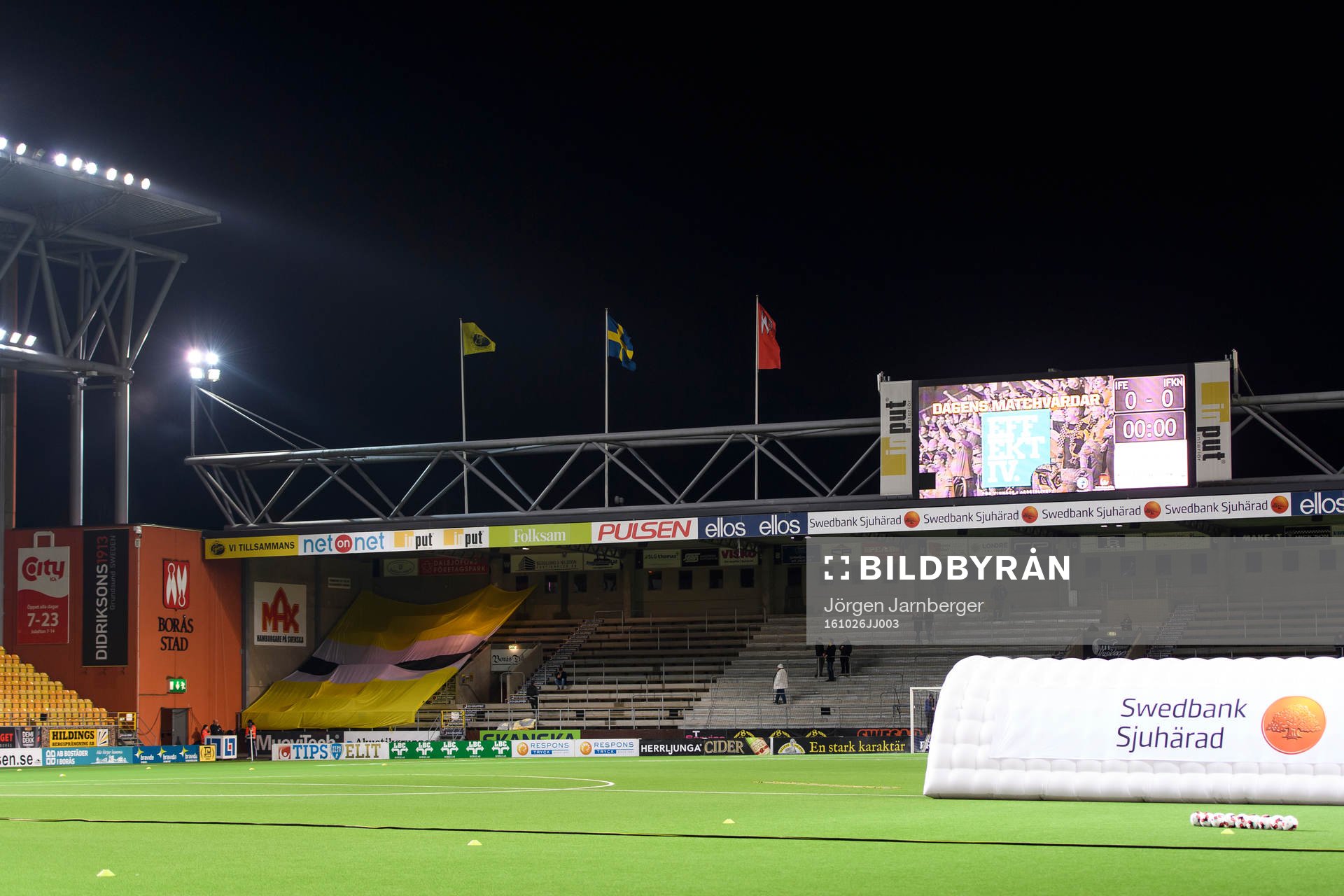 Borås arena innan fotbollsmatchen i Allsvenskan mellan