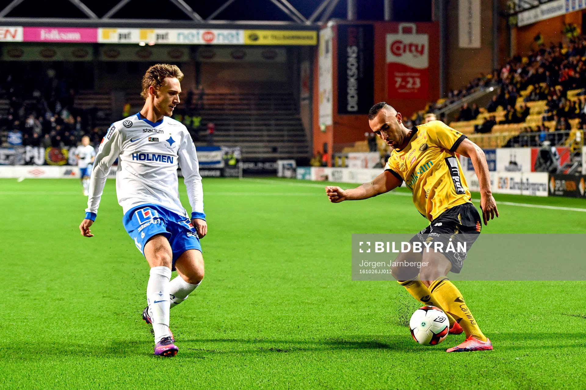 Elfsborgs Issam Jebali och Norrköpings Linus Wahlqvist