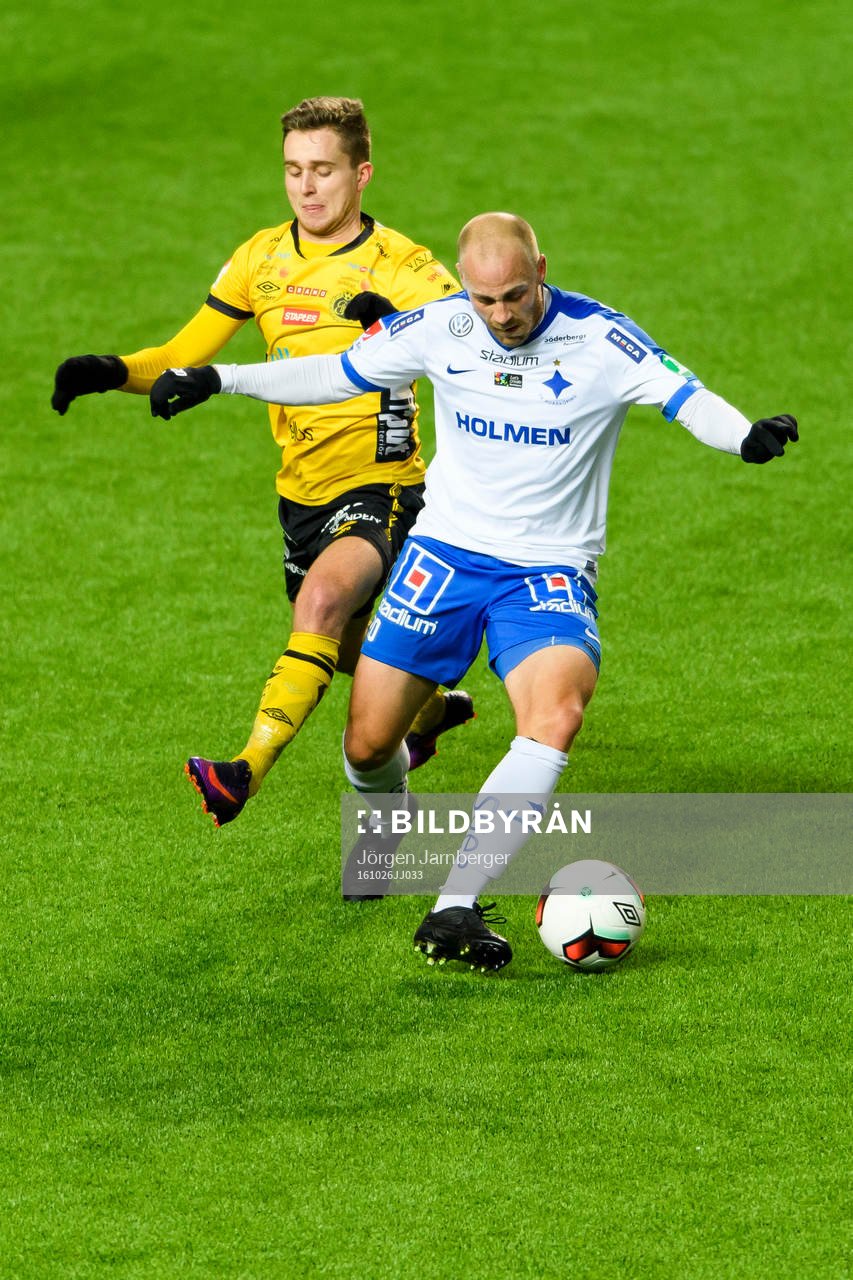 Norrköpings Daniel Sjölund och Elfsborgs Adam Lundqvist