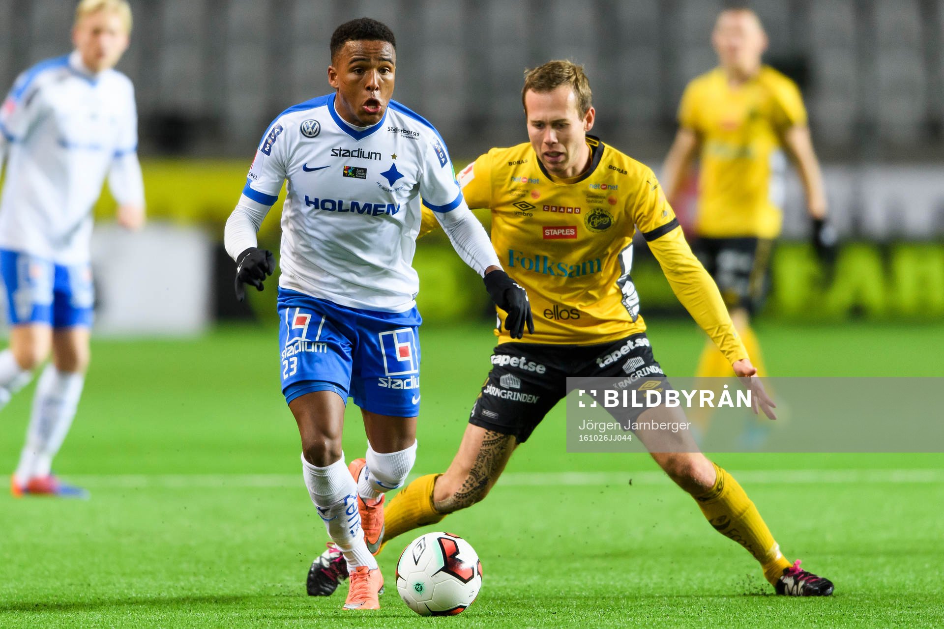 Norrköpings Niclas Eliasson och Elfsborgs Anders Randrup