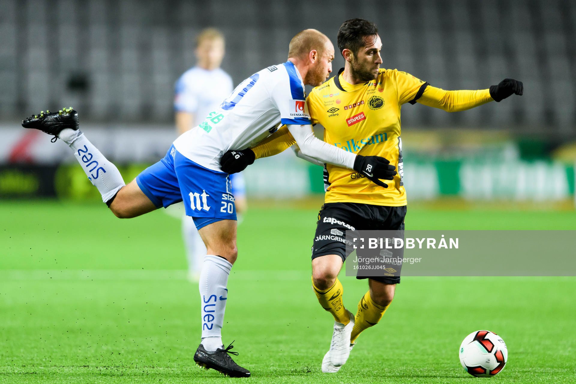 Elfsborgs Emir Bajrami och Norrköpings Daniel Sjölund