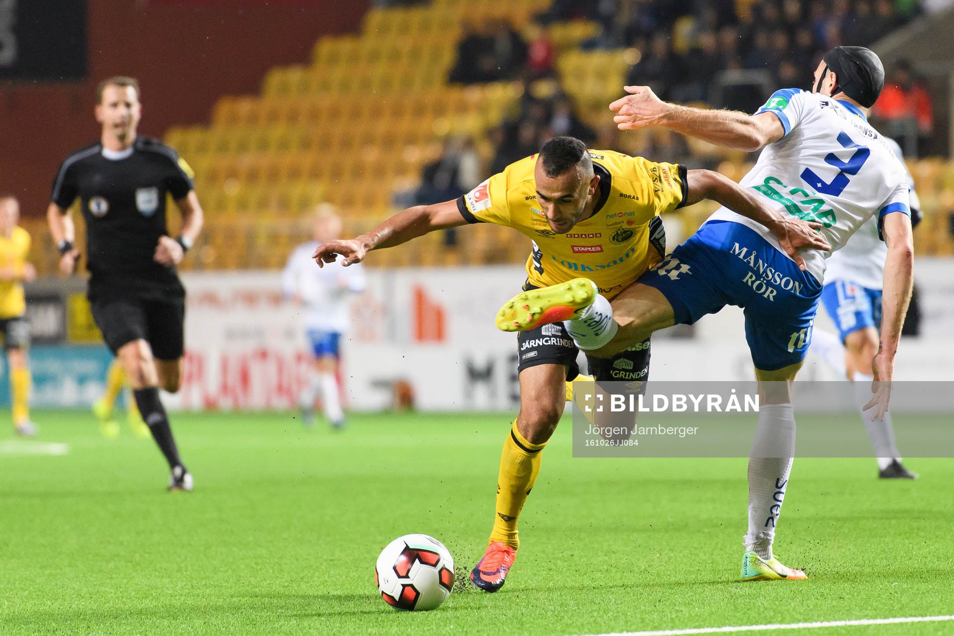 Elfsborgs Issam Jebali och Norrköpings Jon Gudni Fjoluson