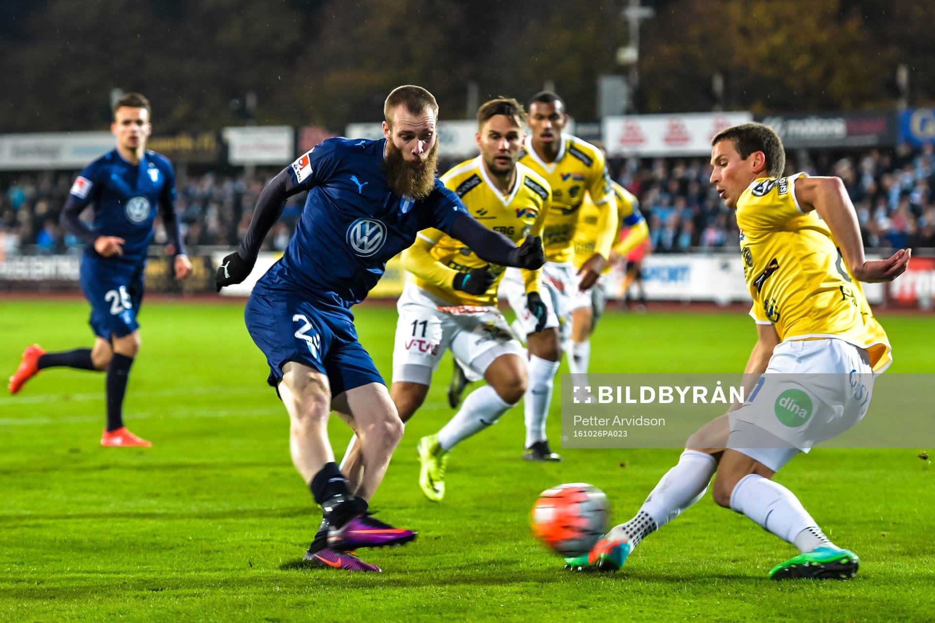 Malmö FFs Jo Inge Berget och Falkenbergs Thomas