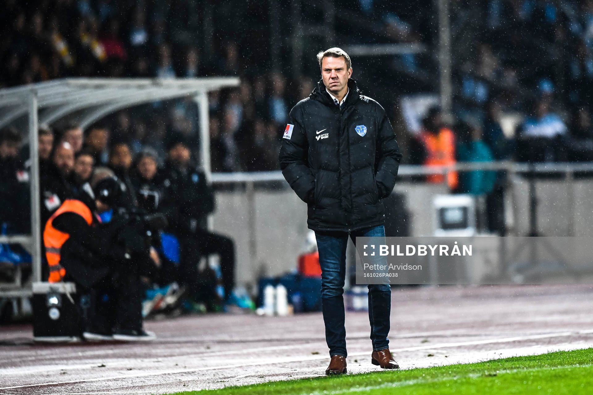 Falkenbergs tränare Hans Eklund