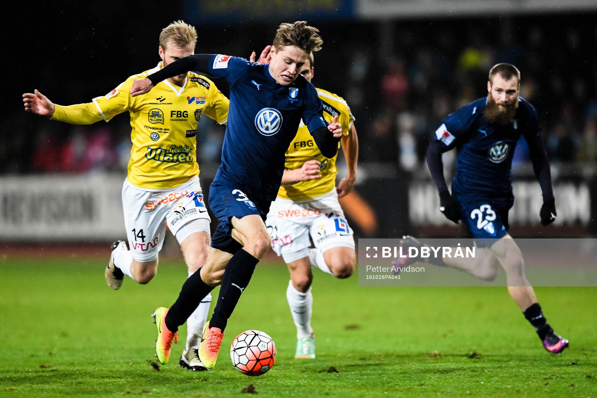 Malmö FFs Mattias Svanberg och Jo Inge Berget