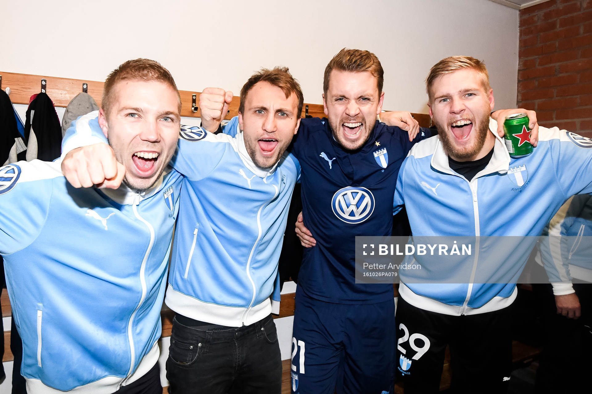 Malmö FFs Anton Tinnerholm , Magnus Wolff Eikrem , Kari