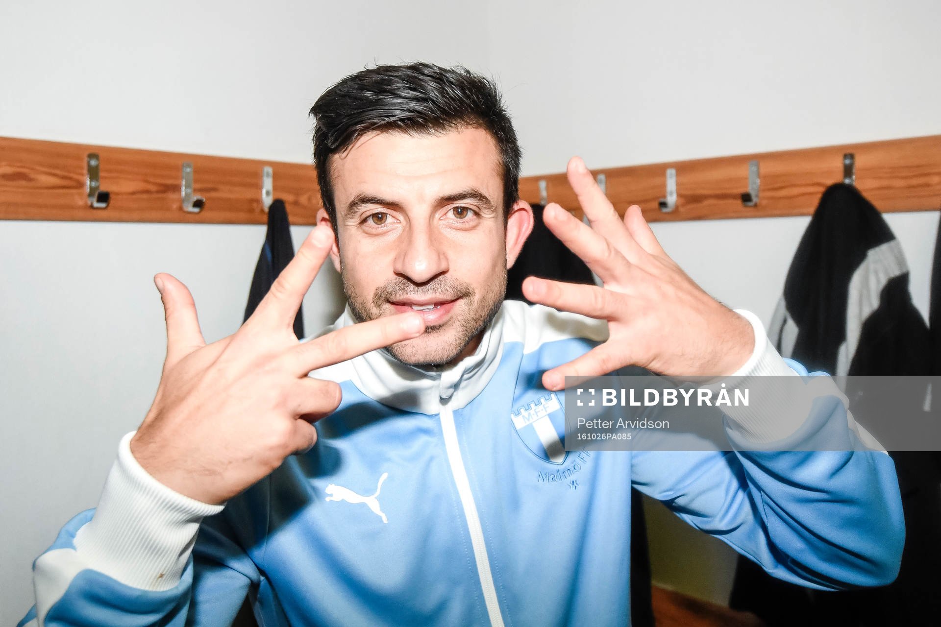 Malmö FFs Behrang Safari jublar