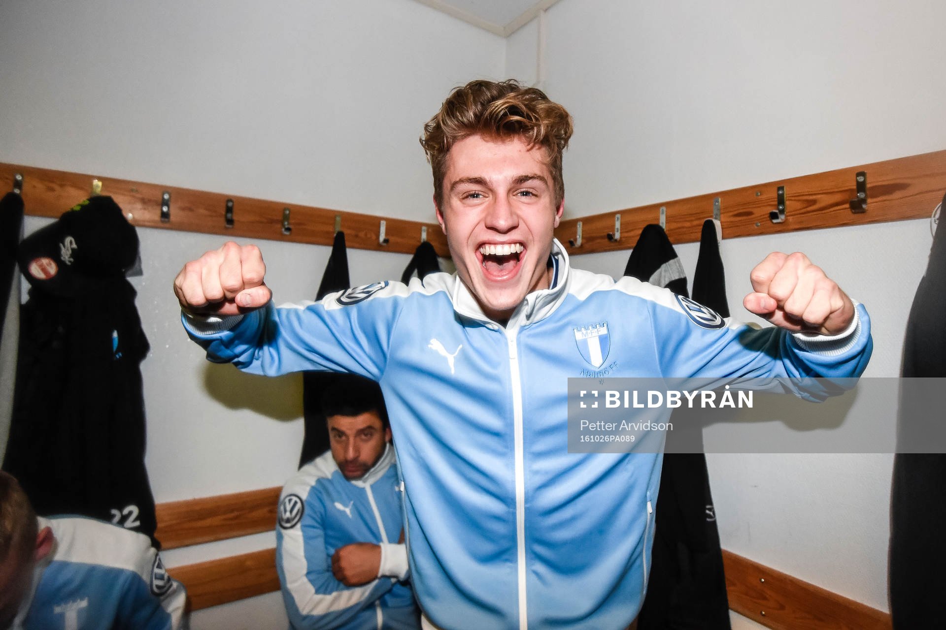 Malmö FFs Mattias Svanberg jublar