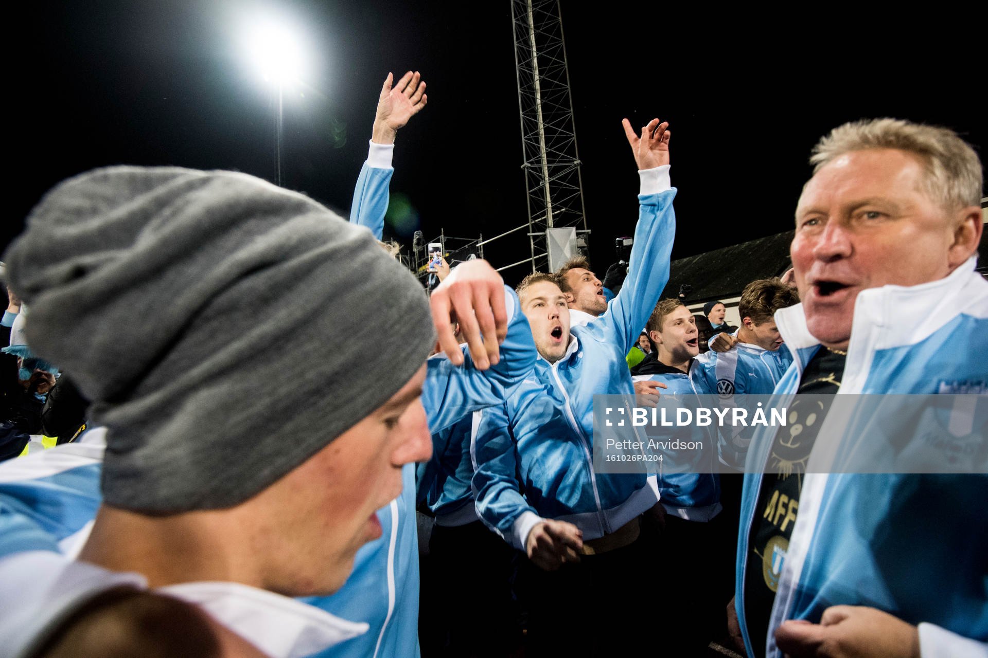 Malmö FFs Teddy Bergqvist, Anton Tinnerholm och