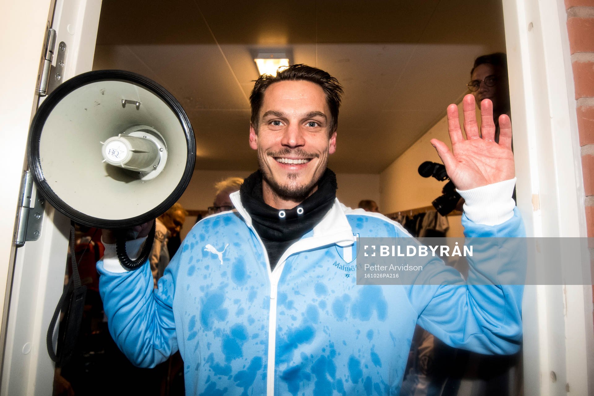 Malmö FFs Markus Rosenberg jublar