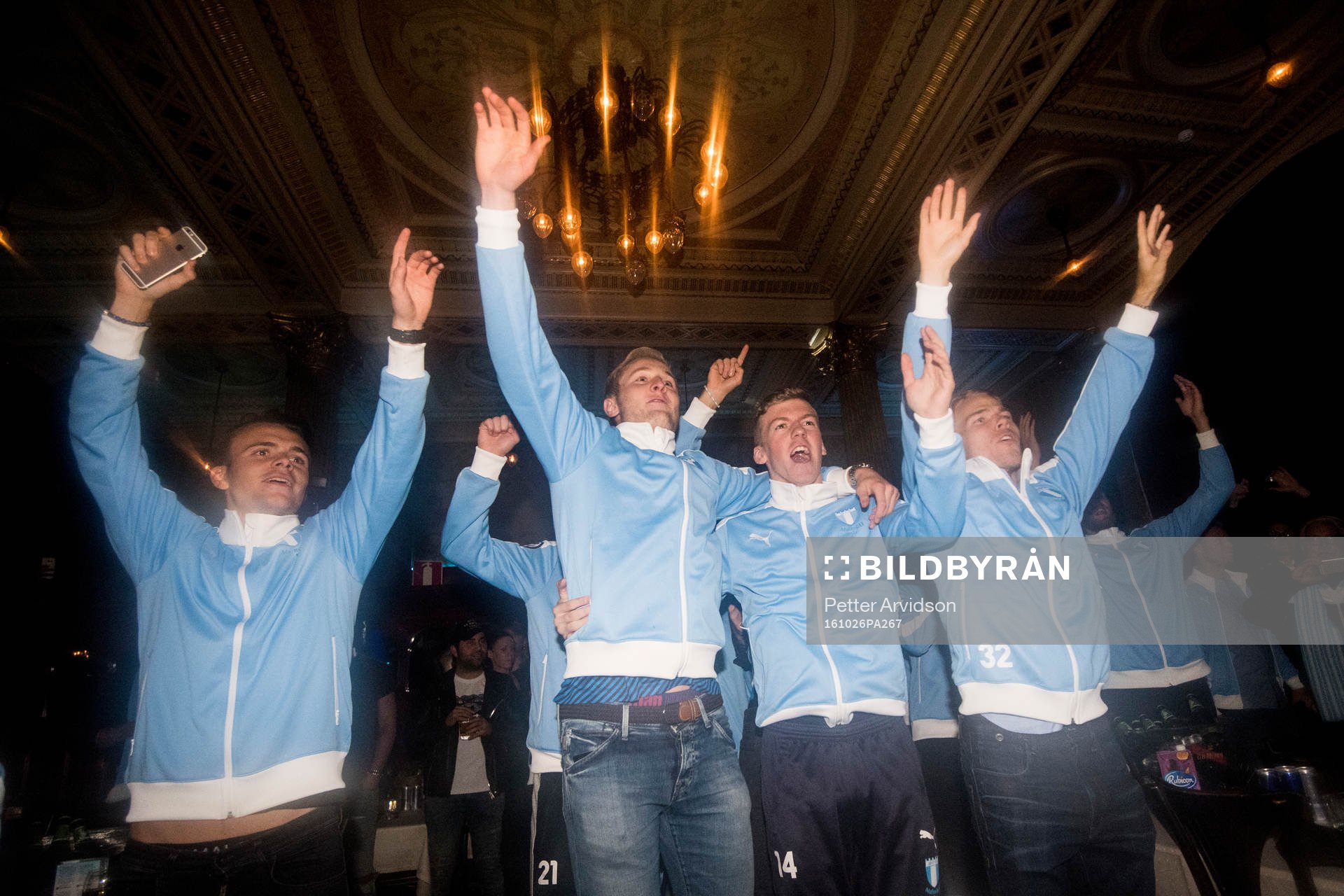 Malmö FFs Andreas Vindheim, Franz Brorsson, Teddy