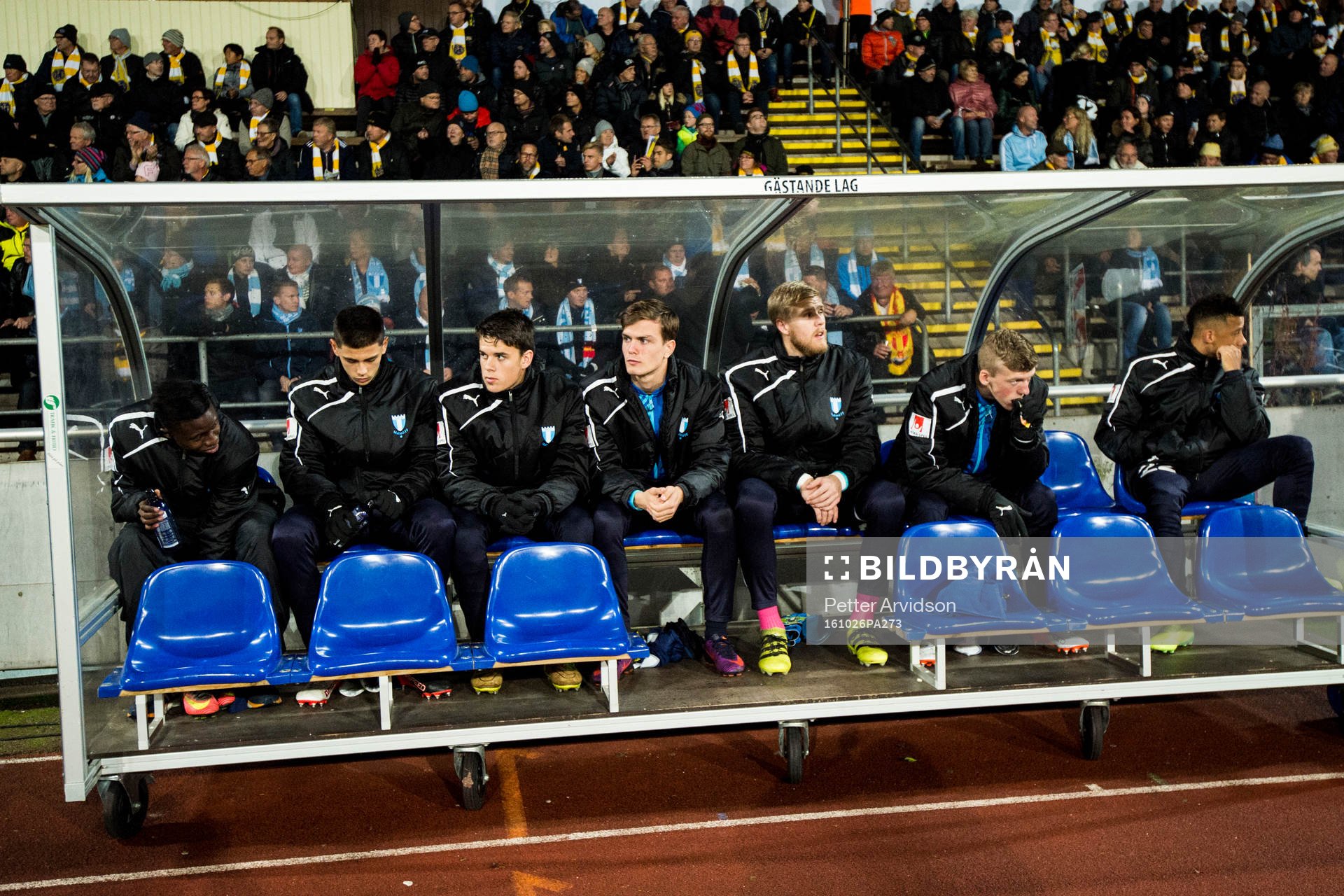 Malmö FFs avbytarbänk