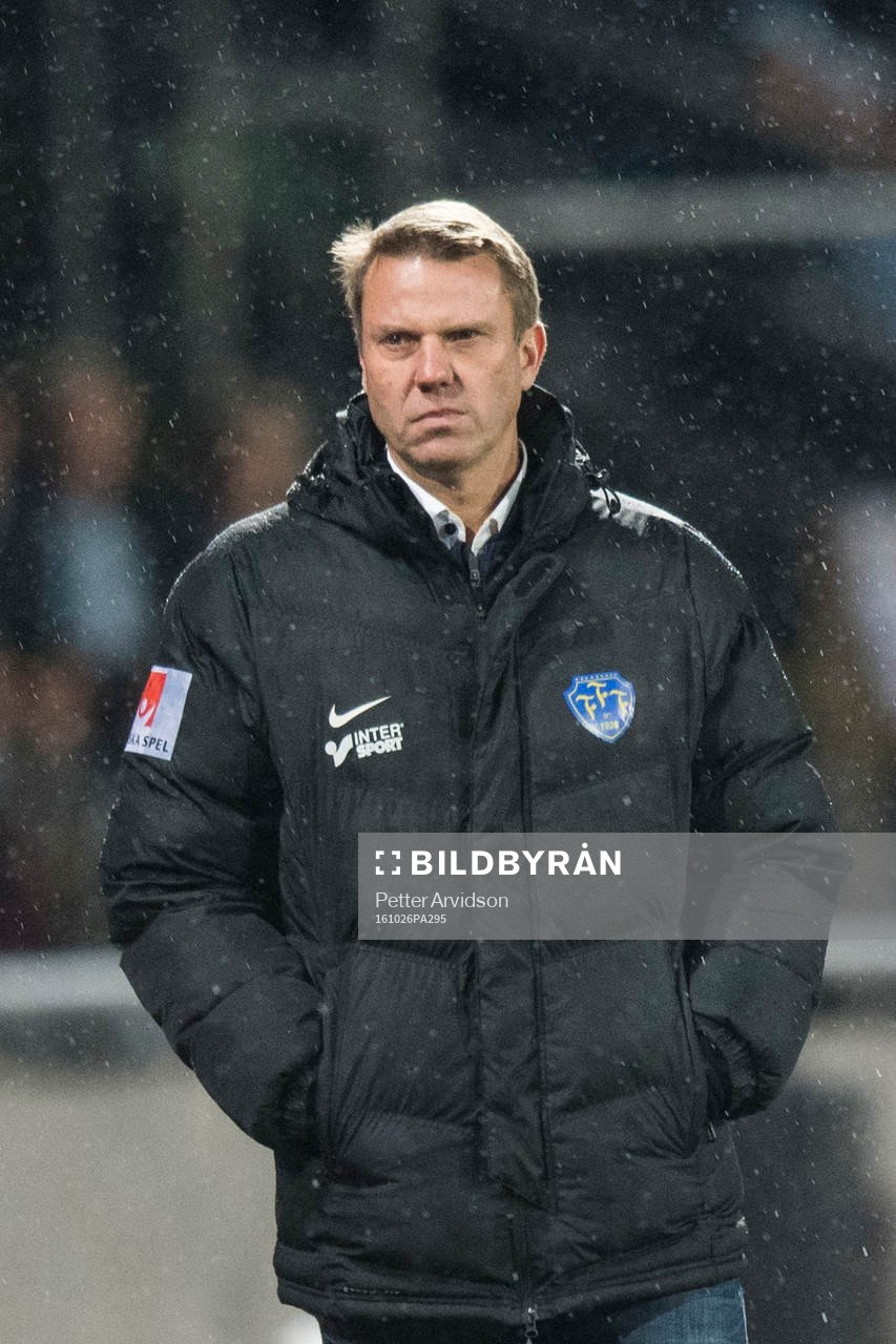 Falkenbergs tränare Hans Eklund