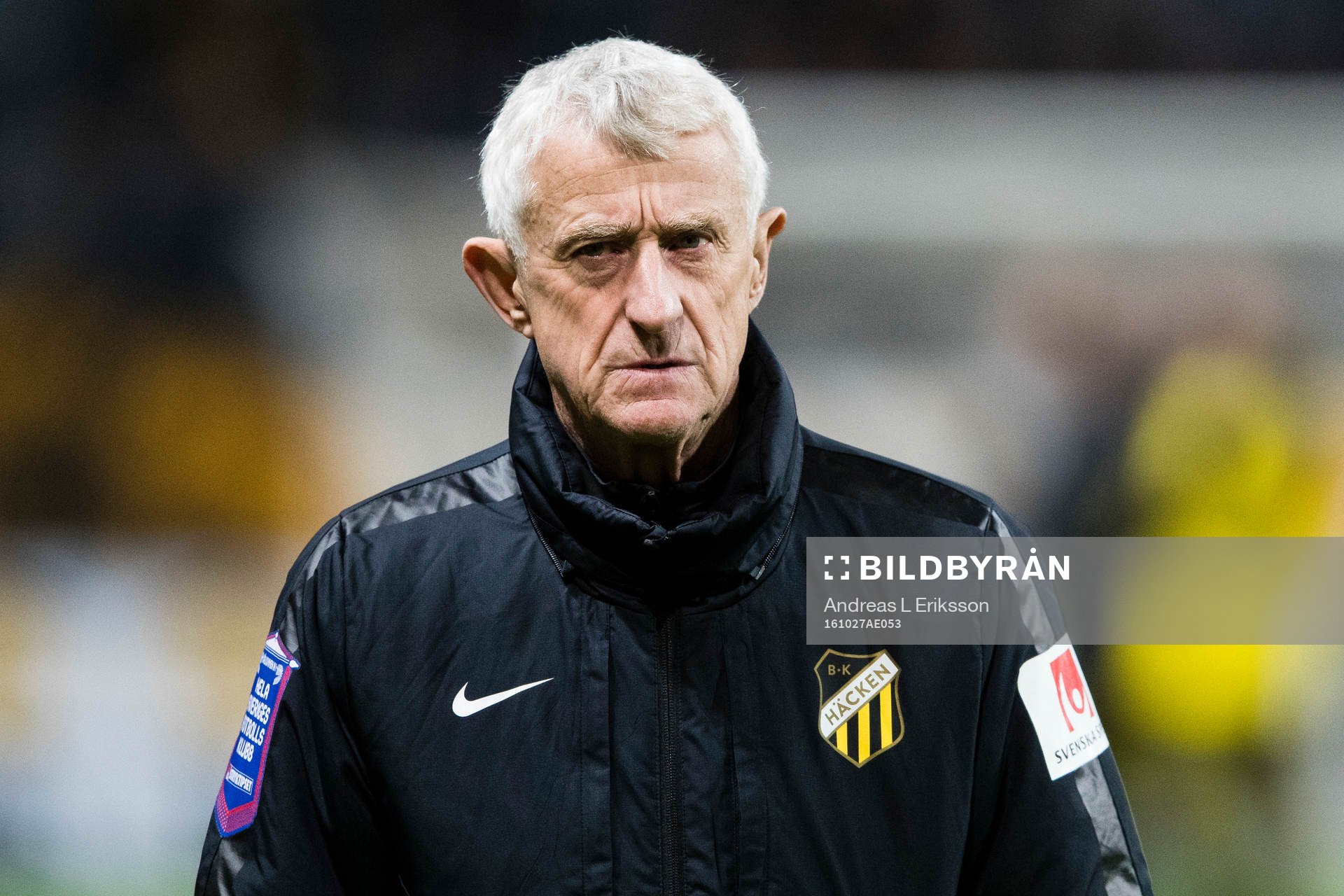 Häckens materialförvatare Leif Johansson innan