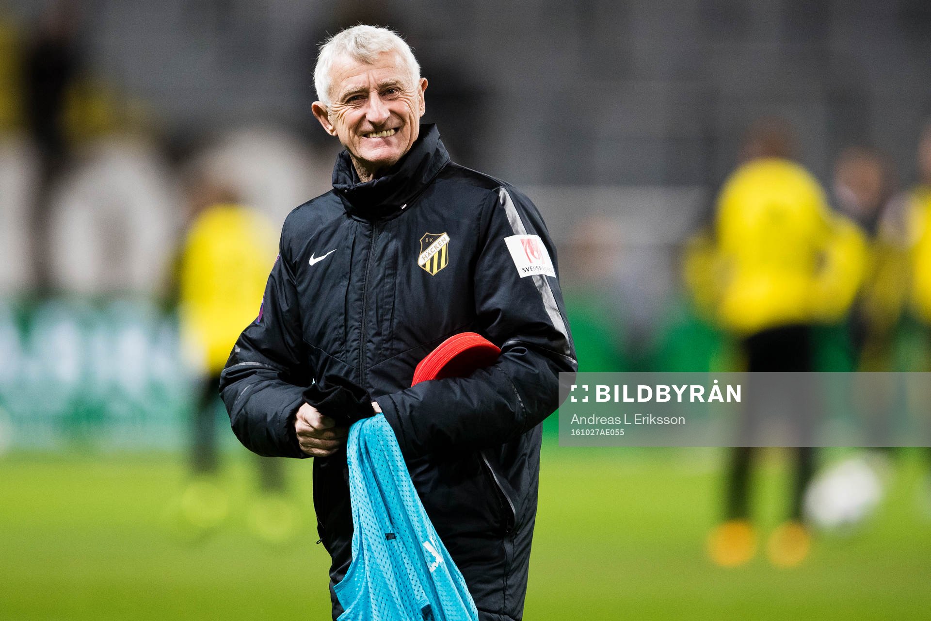 Häckens materialförvatare Leif Johansson innan