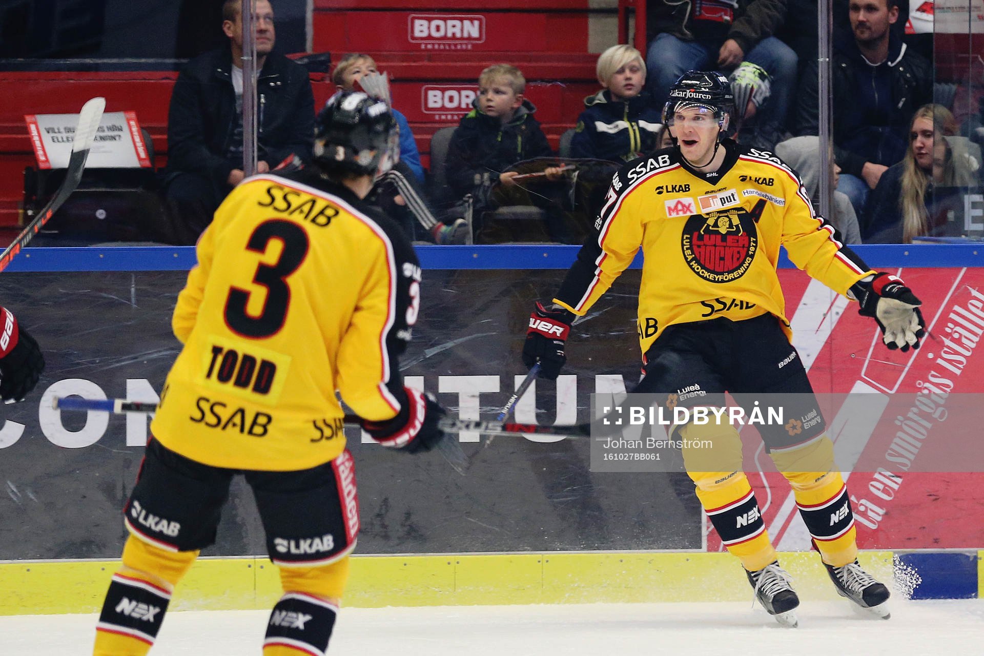 Luleås Isac Lundeström jublar