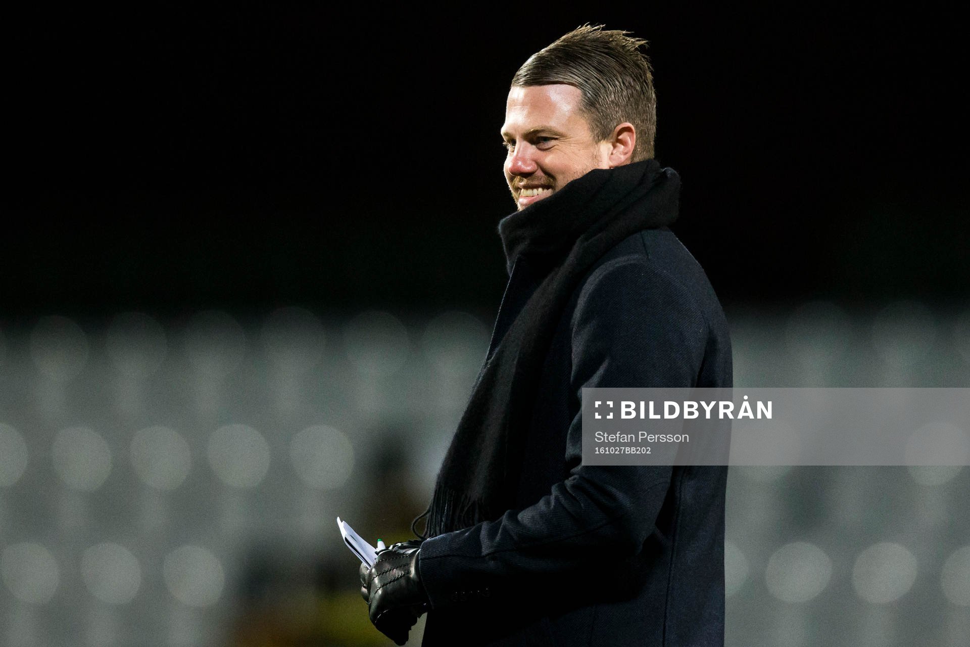 Jönköpings tränare Jimmy Thelin glada
