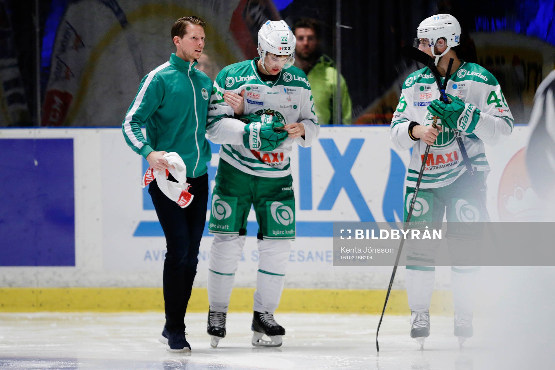 Rögles Sebastian Wännström skadas