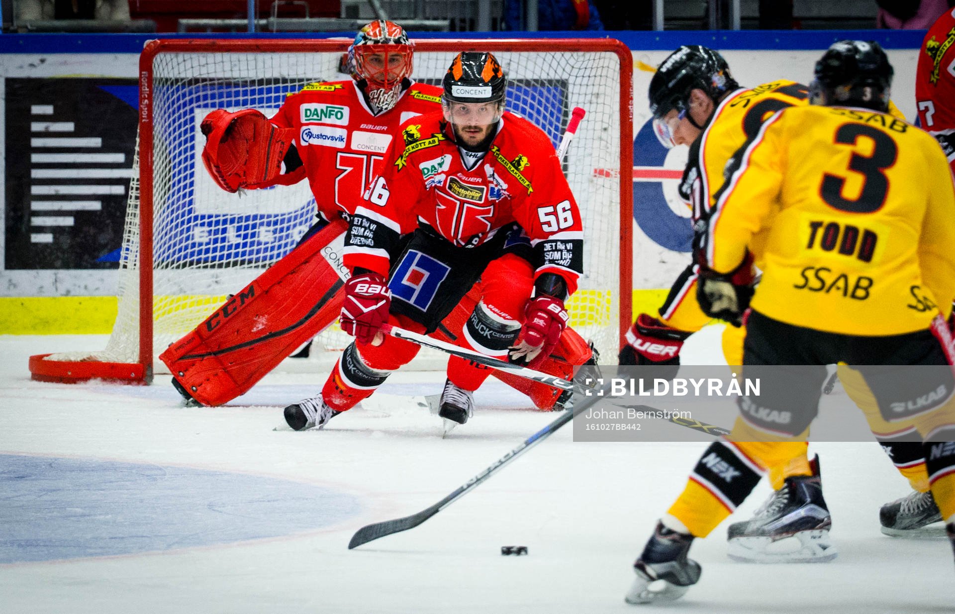 Örebros målvakt Julius Hudacek och Johan Wiklander