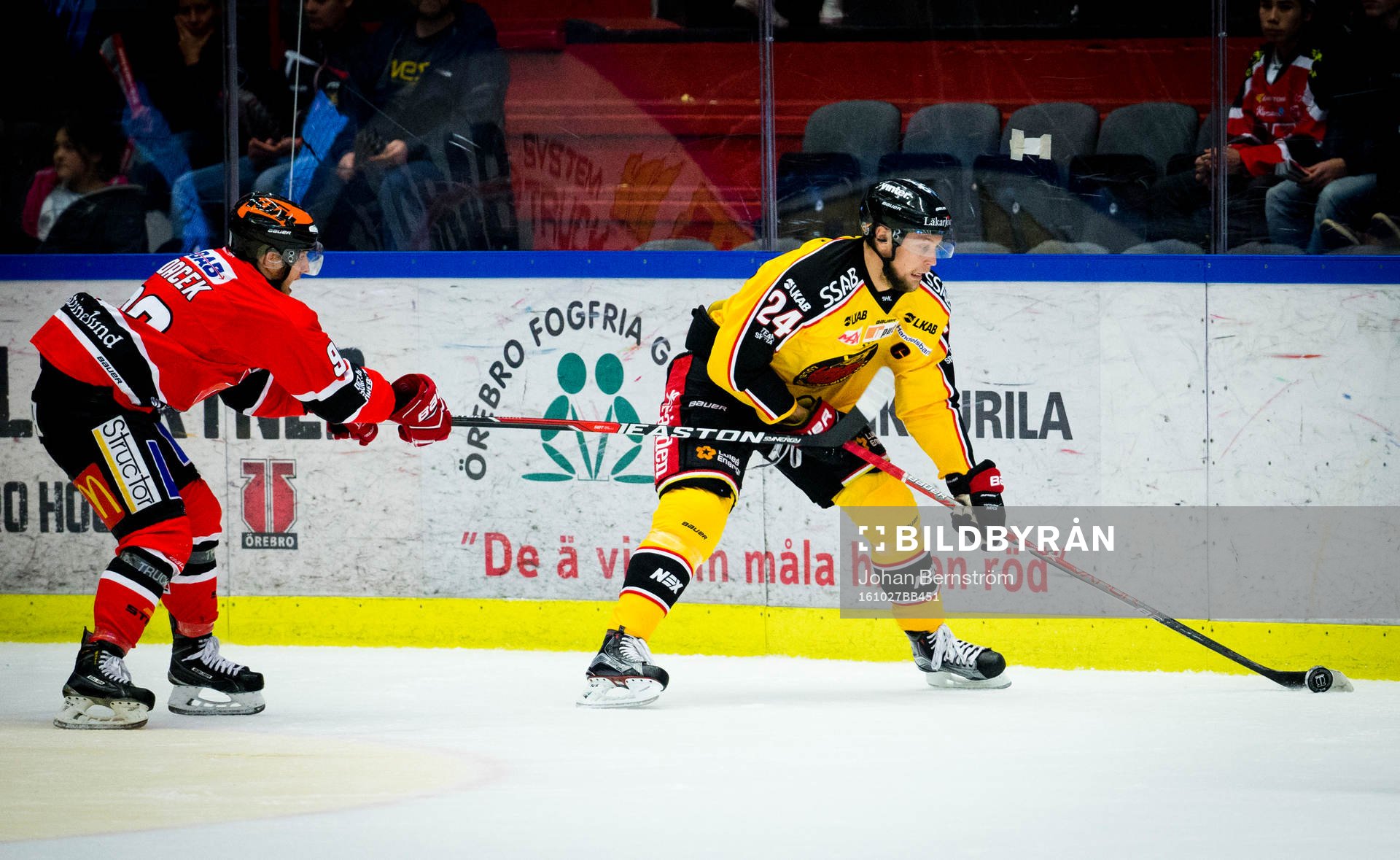Örebros Libor Hudacek och Luleås Johan Harju