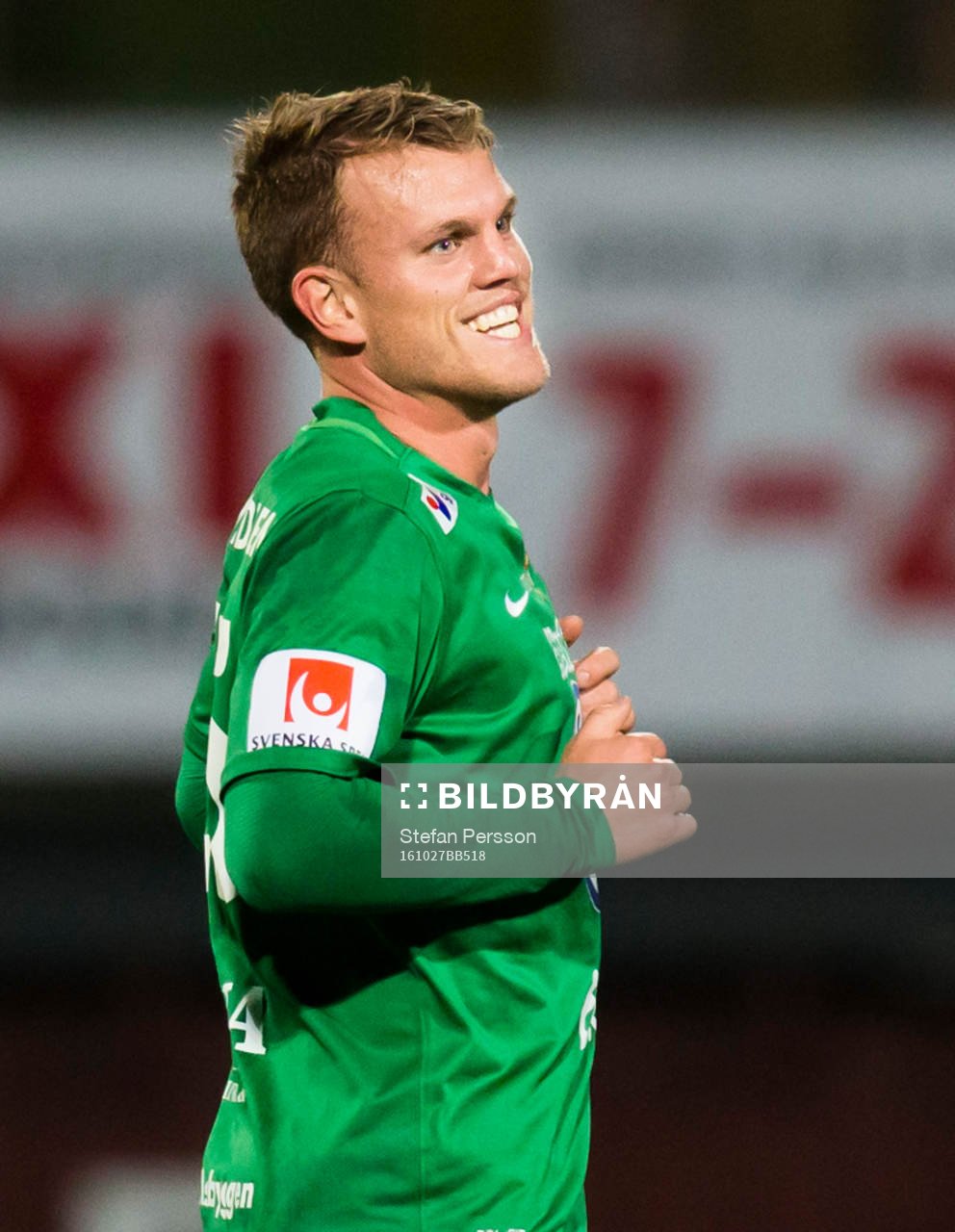 Jönköpings Stian Aasmundsen jublar