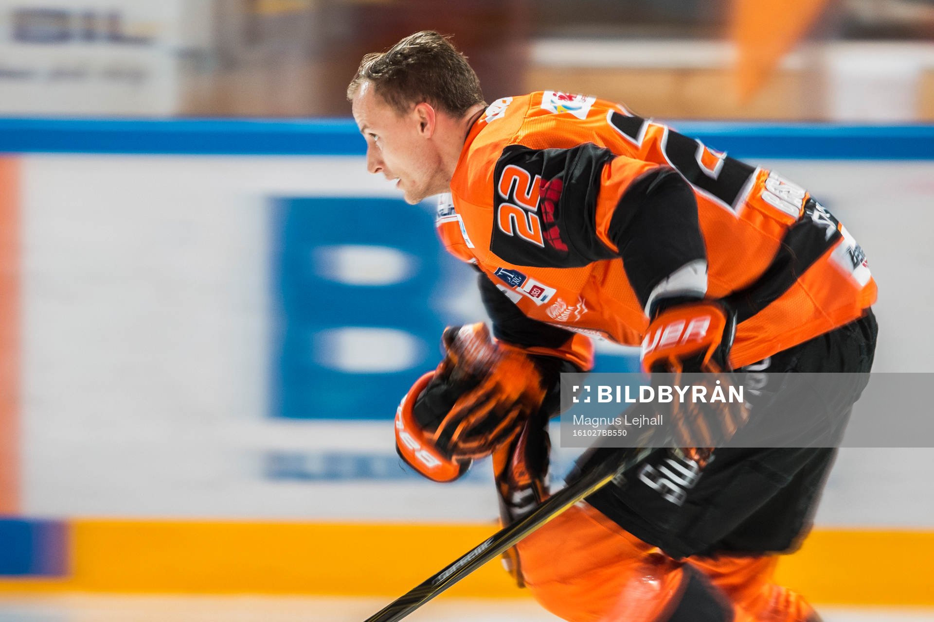 Karlskronas Alexander Bergström utan hjälm innan