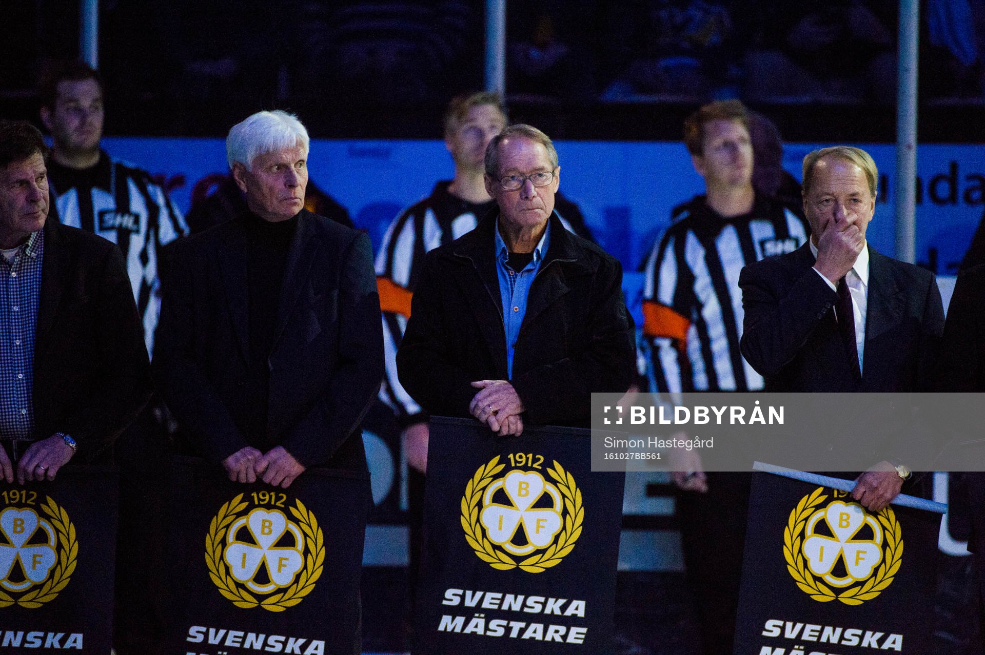 Brynäs tidigare spelare Hans Lindberg och Inge Hammarström