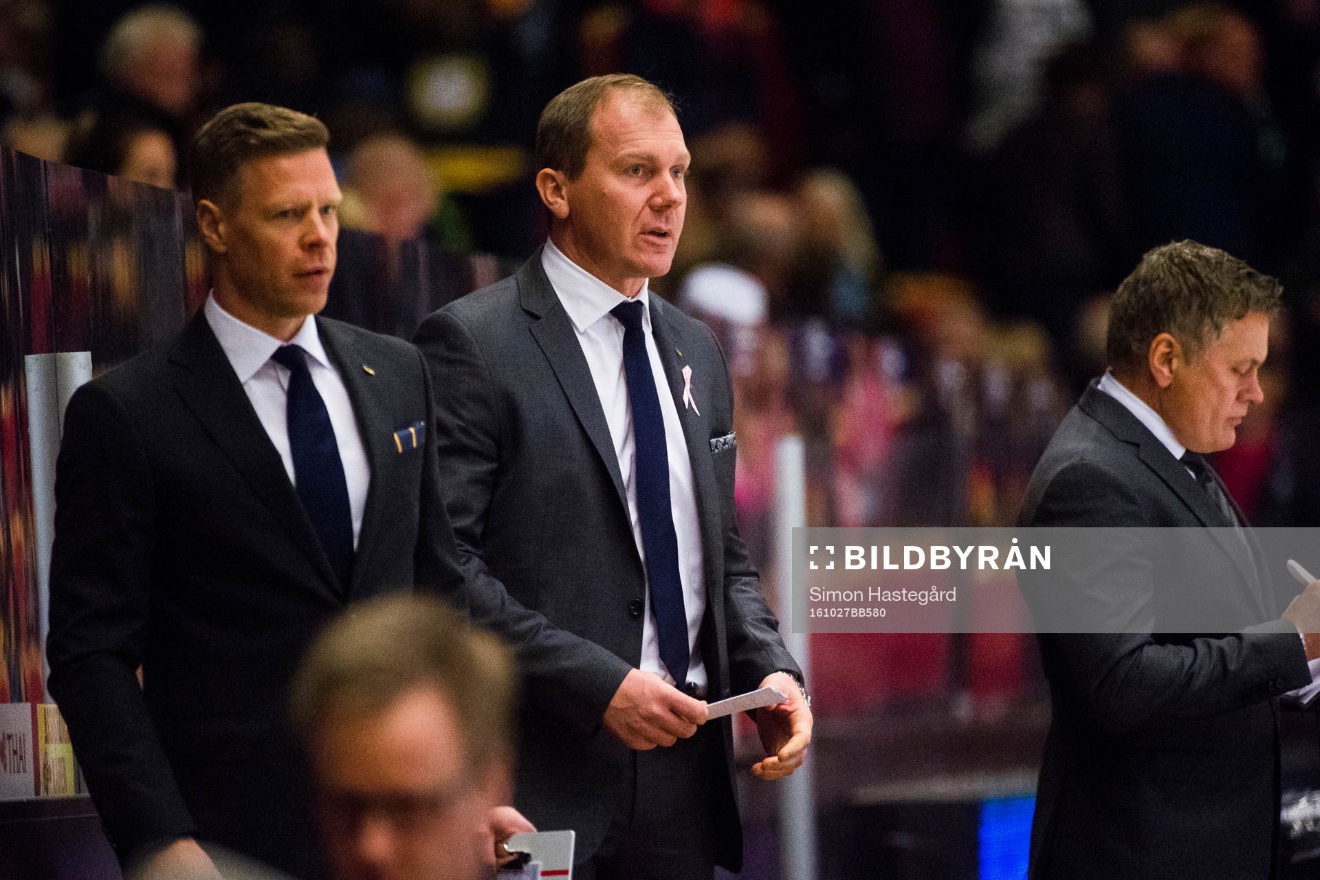 assisterande tränare Stephan Lundh och tränare Johan