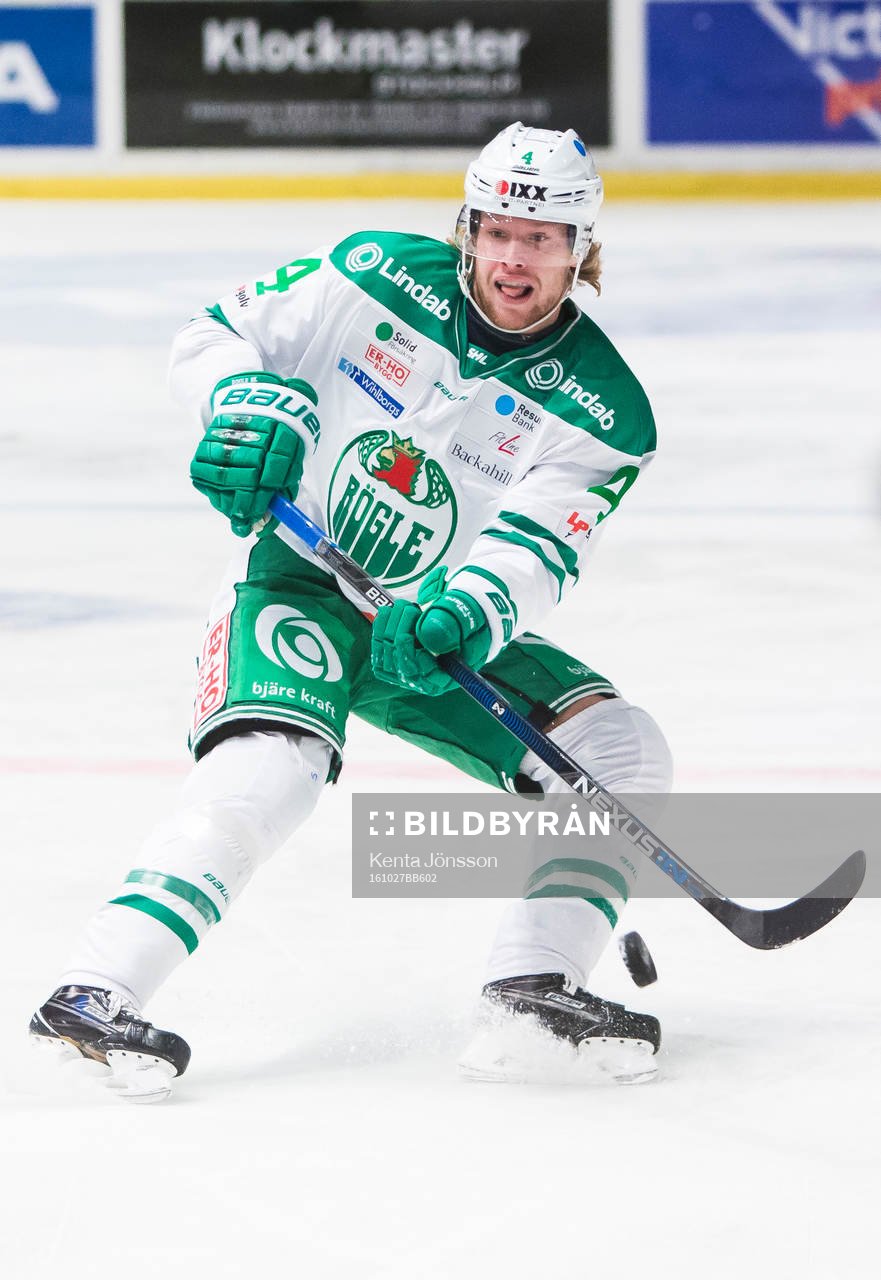 Rögles Ludvig Claesson i aktion