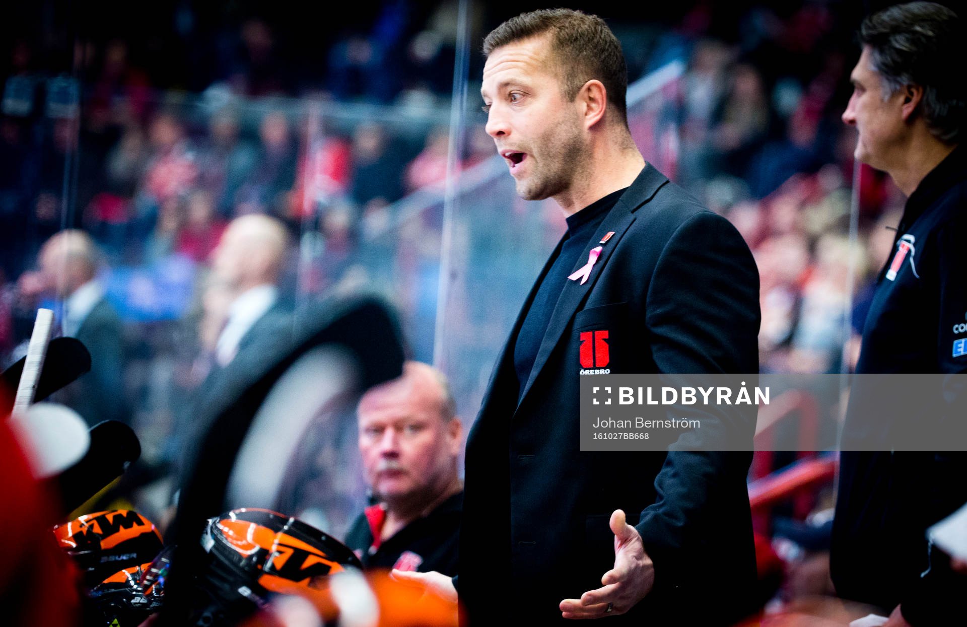 Örebros tränare Johan Tornberg är arg