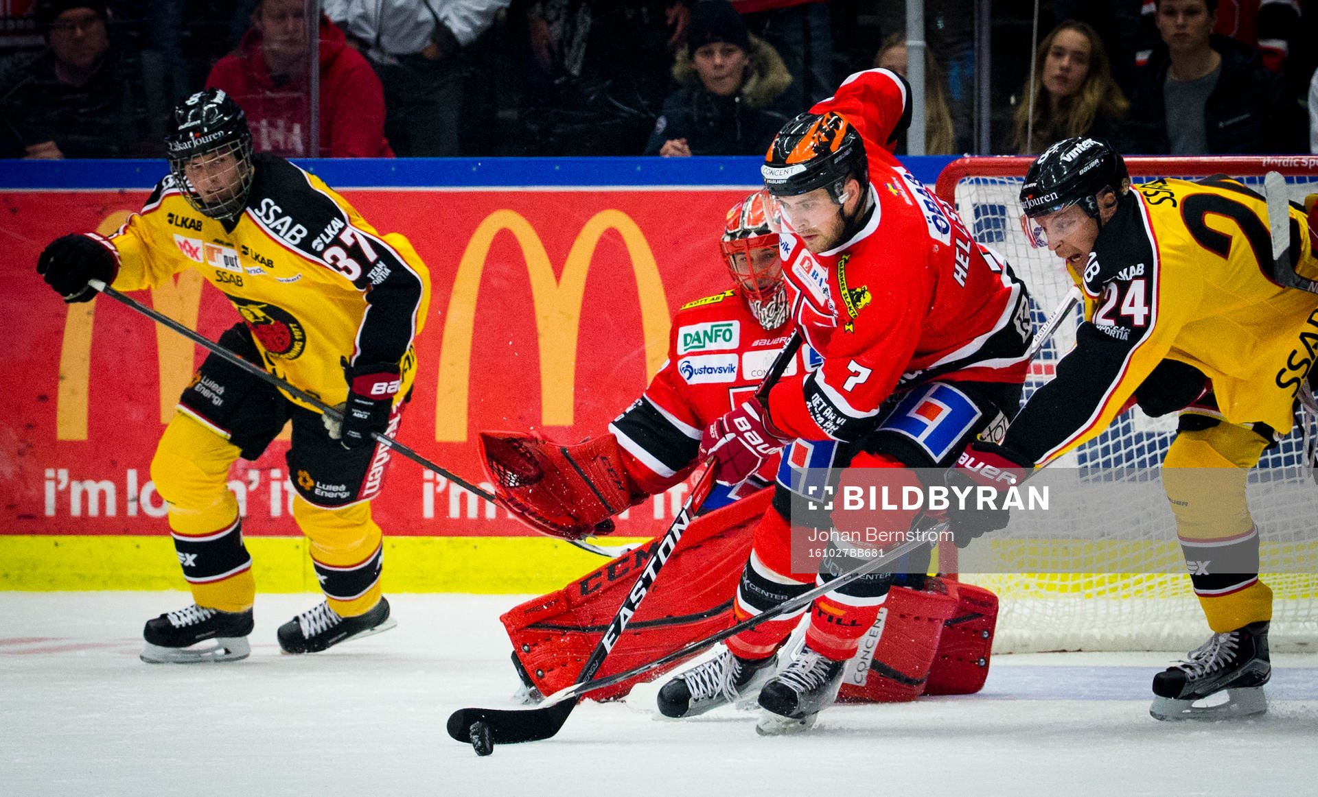 Luleås Isac Lundeström och Johan Harju mot Örebros