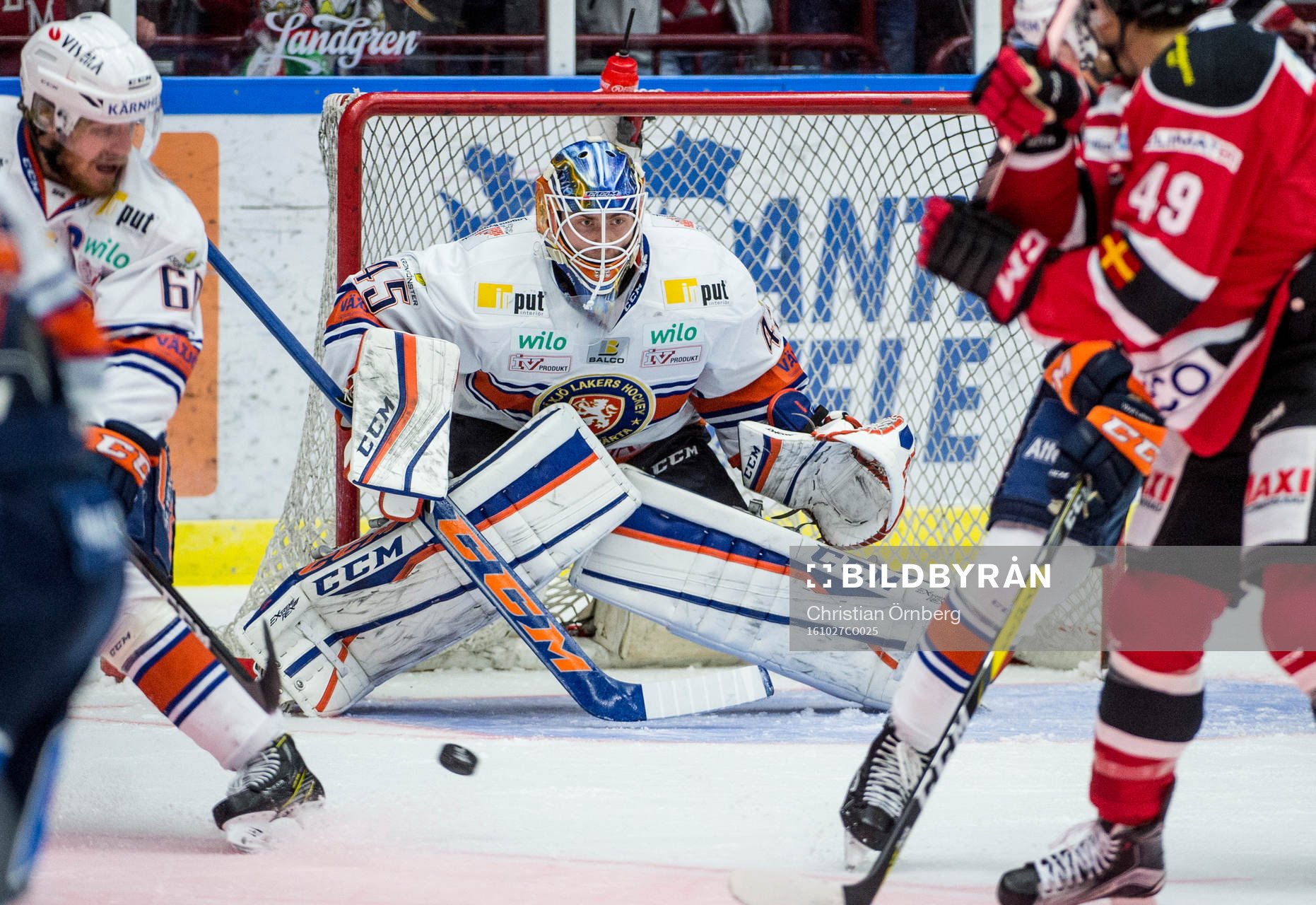 Växjös målvakt Viktor Andrén