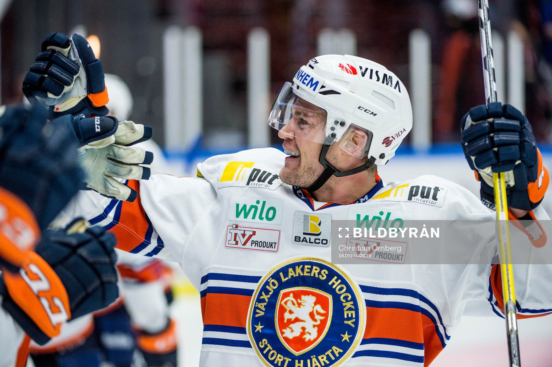 Växjös Geoff Platt jublar