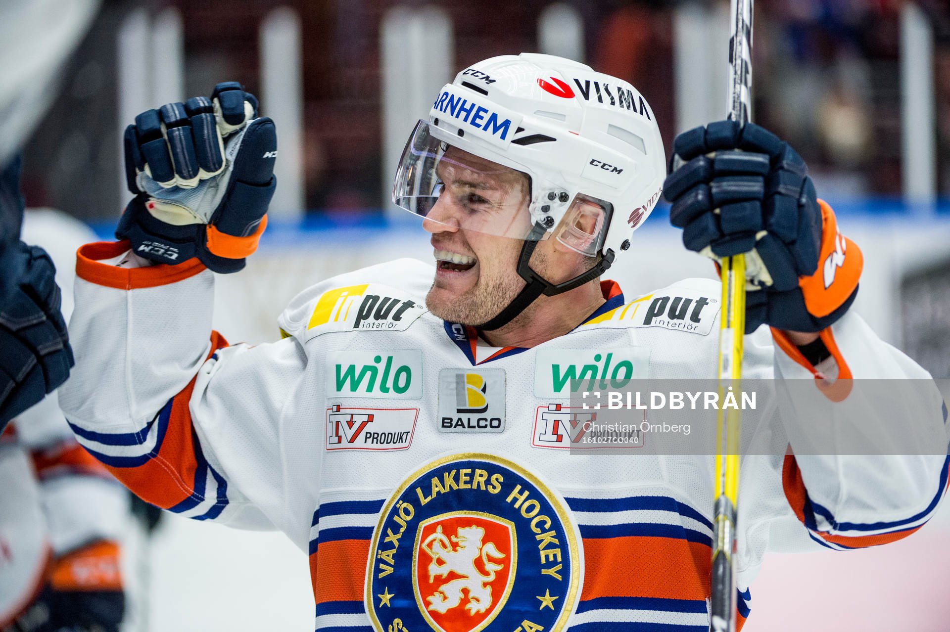 Växjös Geoff Platt jublar