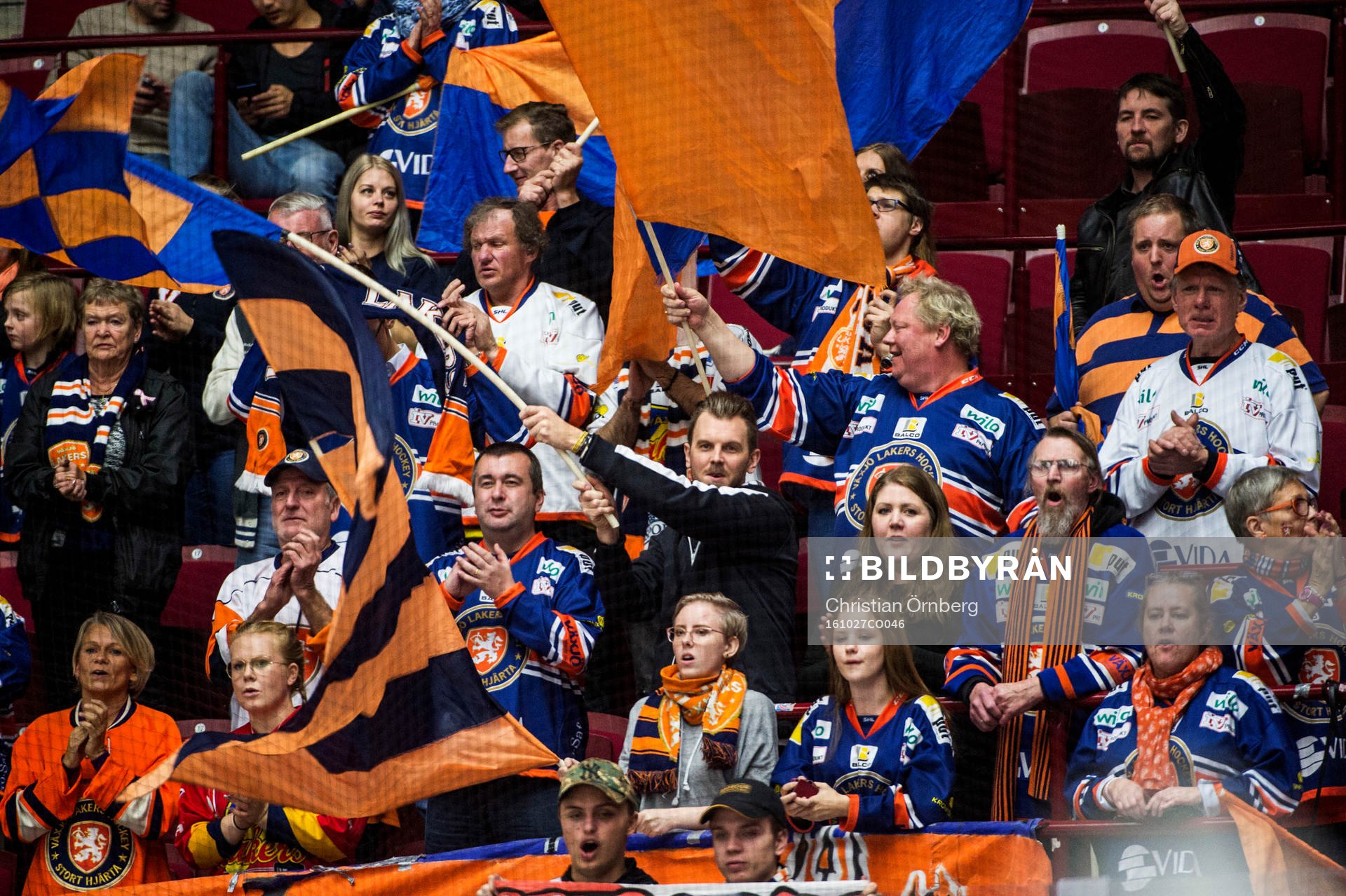 Växjös supportrar jublar åt segern med 0-3 i