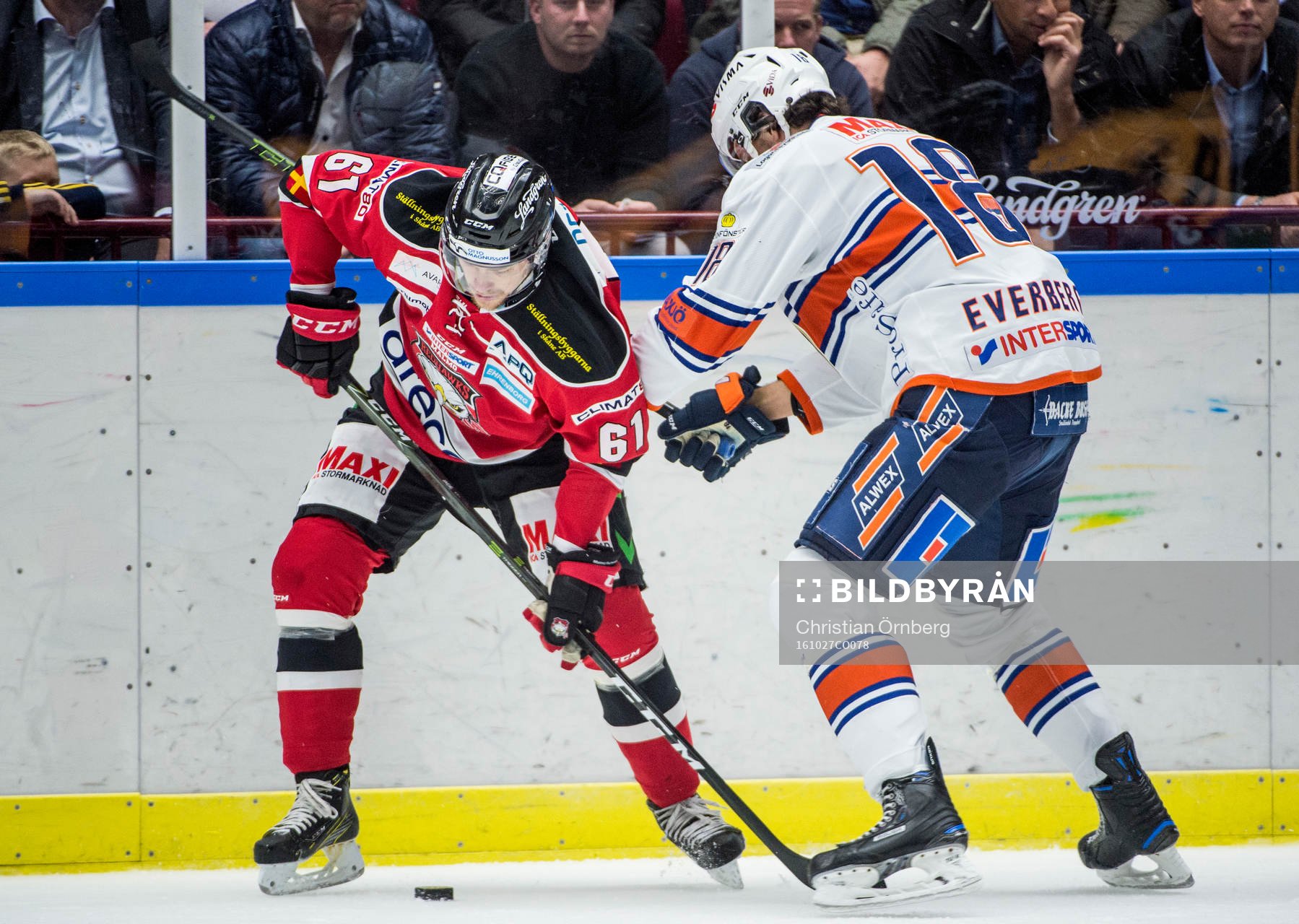 Malmö Redhawks Nicklas Jadeland mot Växjös Dennis
