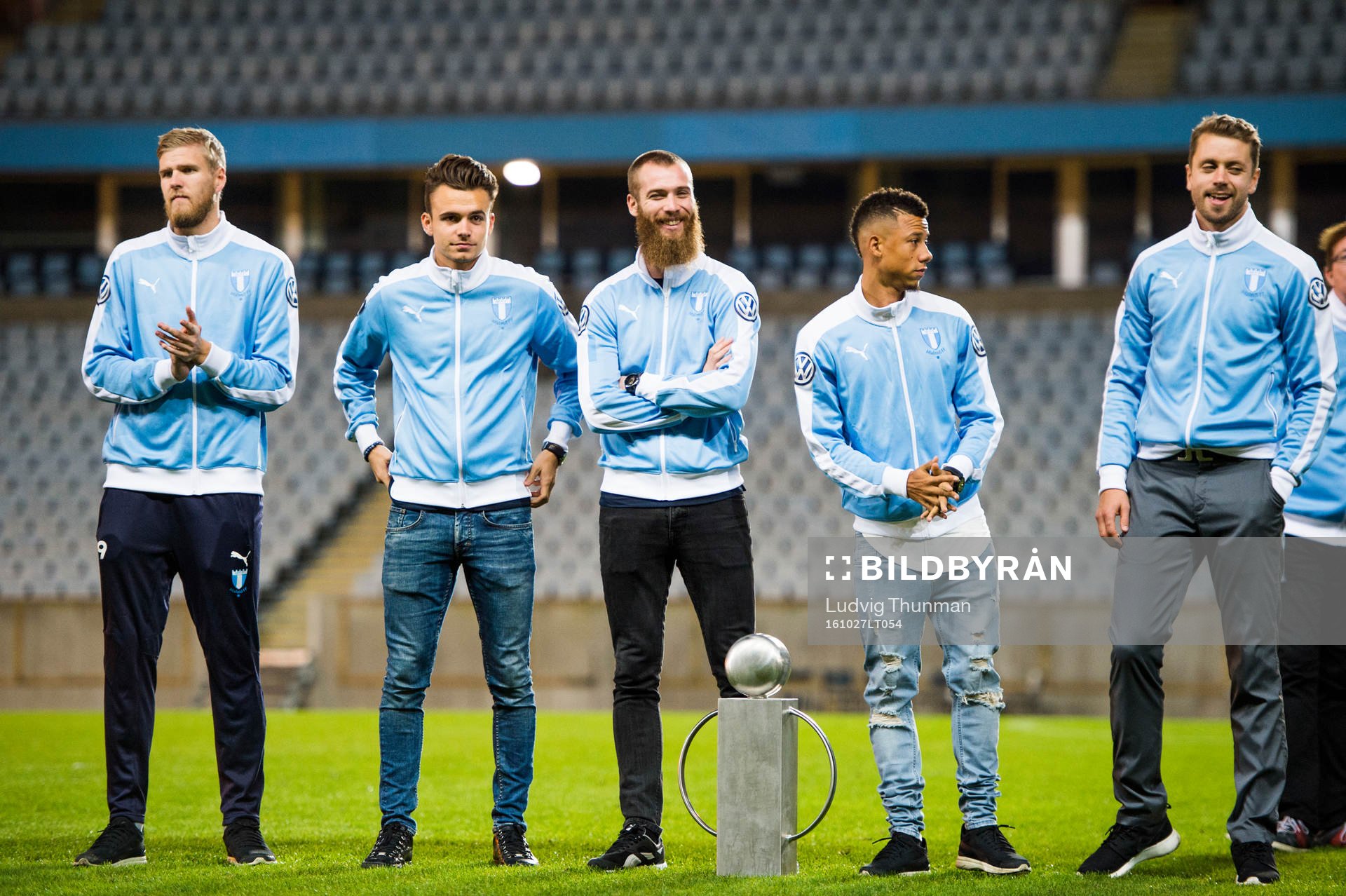 Malmö FFs målvakt Fredrik Andersson, Andreas Vindheim, Jo