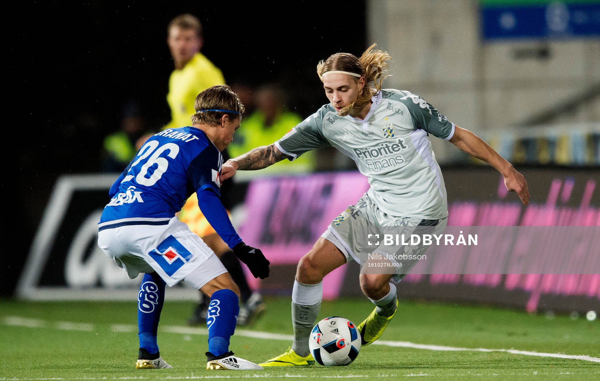 Sundsvalls Erik Granat och IFK Göteborgs Elias Mar Omarsson