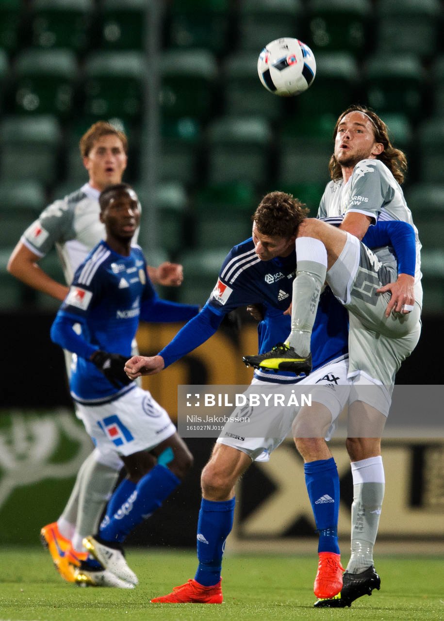 Sundsvalls Johan Eklund och IFK Göteborgs Tom Pettersson