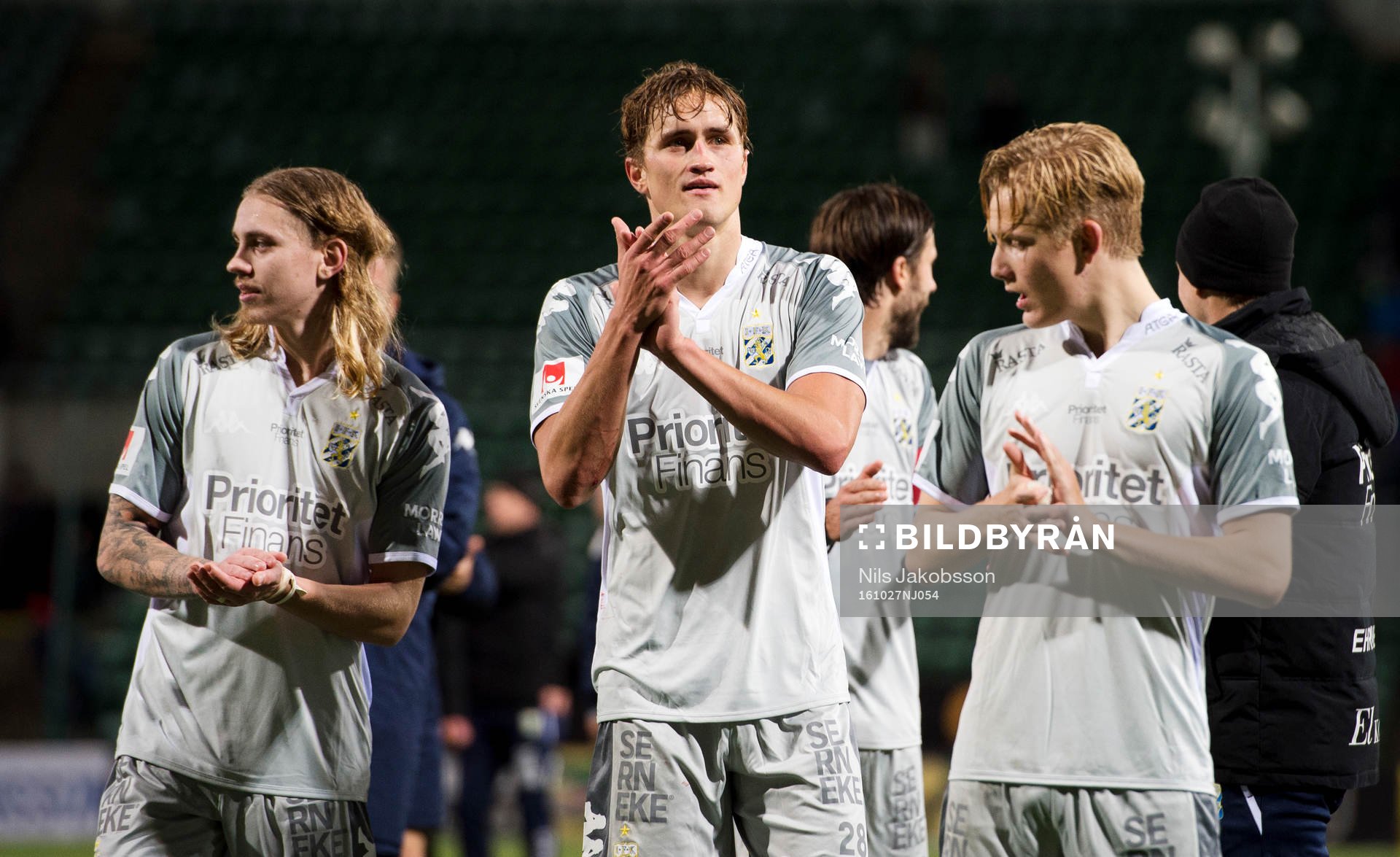 IFK Göteborgs Elias Mar Omarsson, Thomas Rogne och Billy
