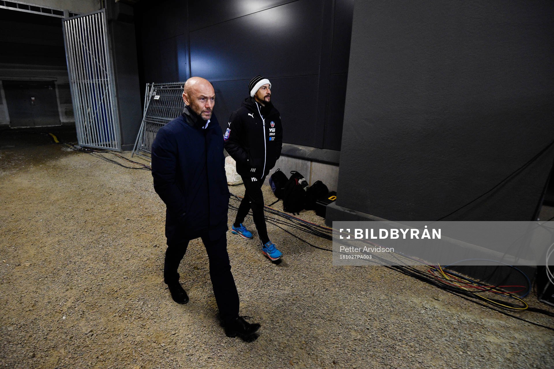 Djurgårdens tränare Mark Dempsey Helsingborgs manager