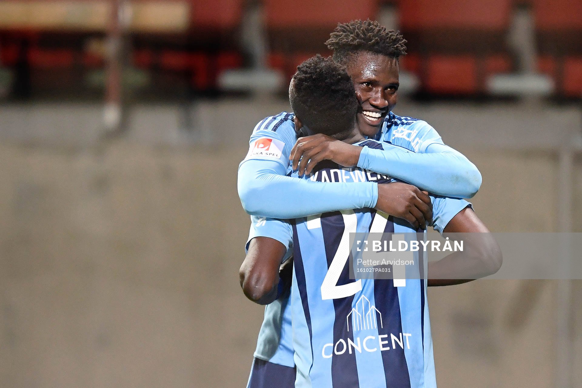 Djurgårdens Michael Olunga och Philana Tinotenda Kadewere