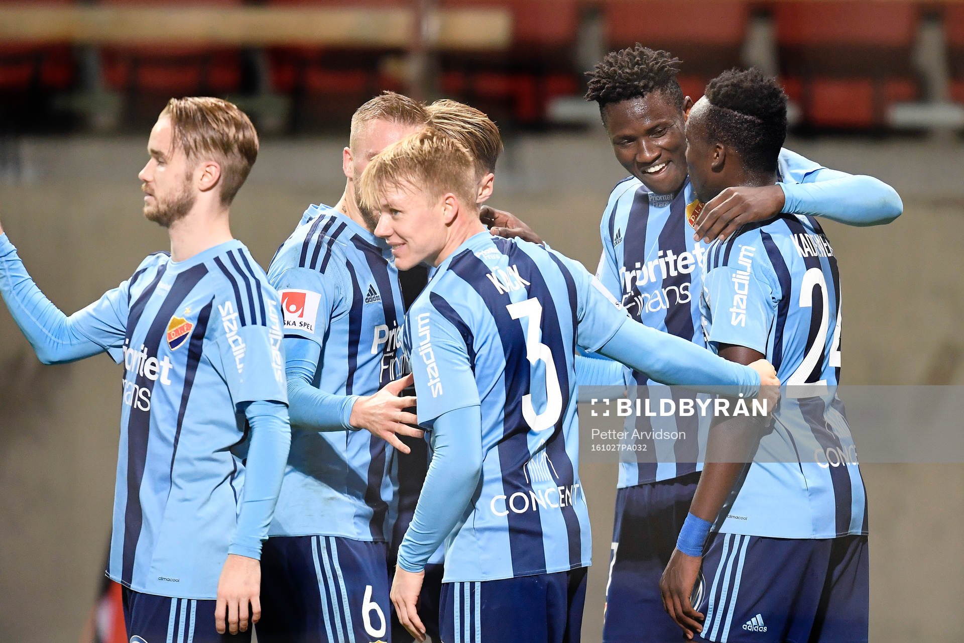 Djurgårdens Michael Olunga  jublar