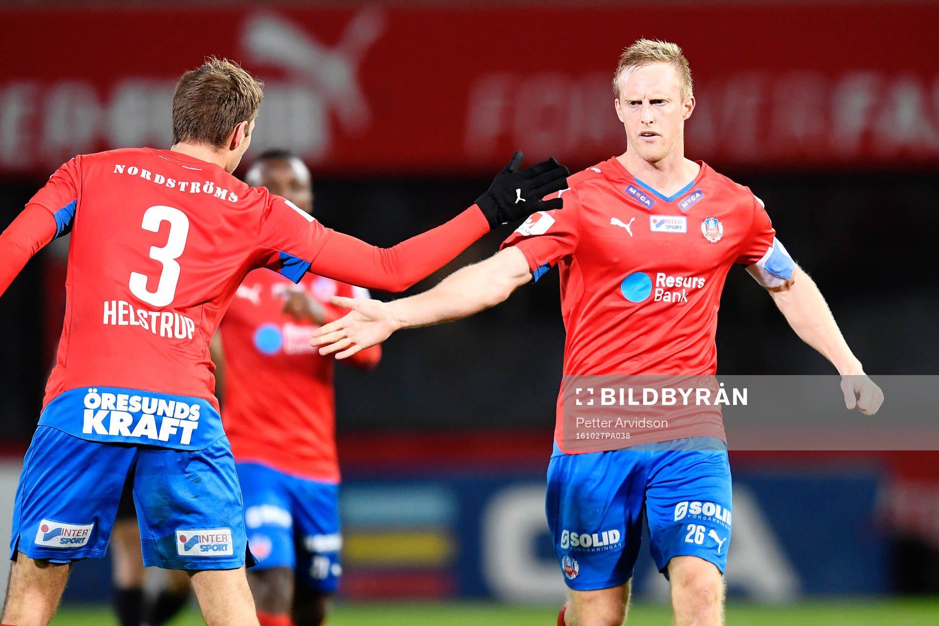Helsingborgs Peter Larsson jublar