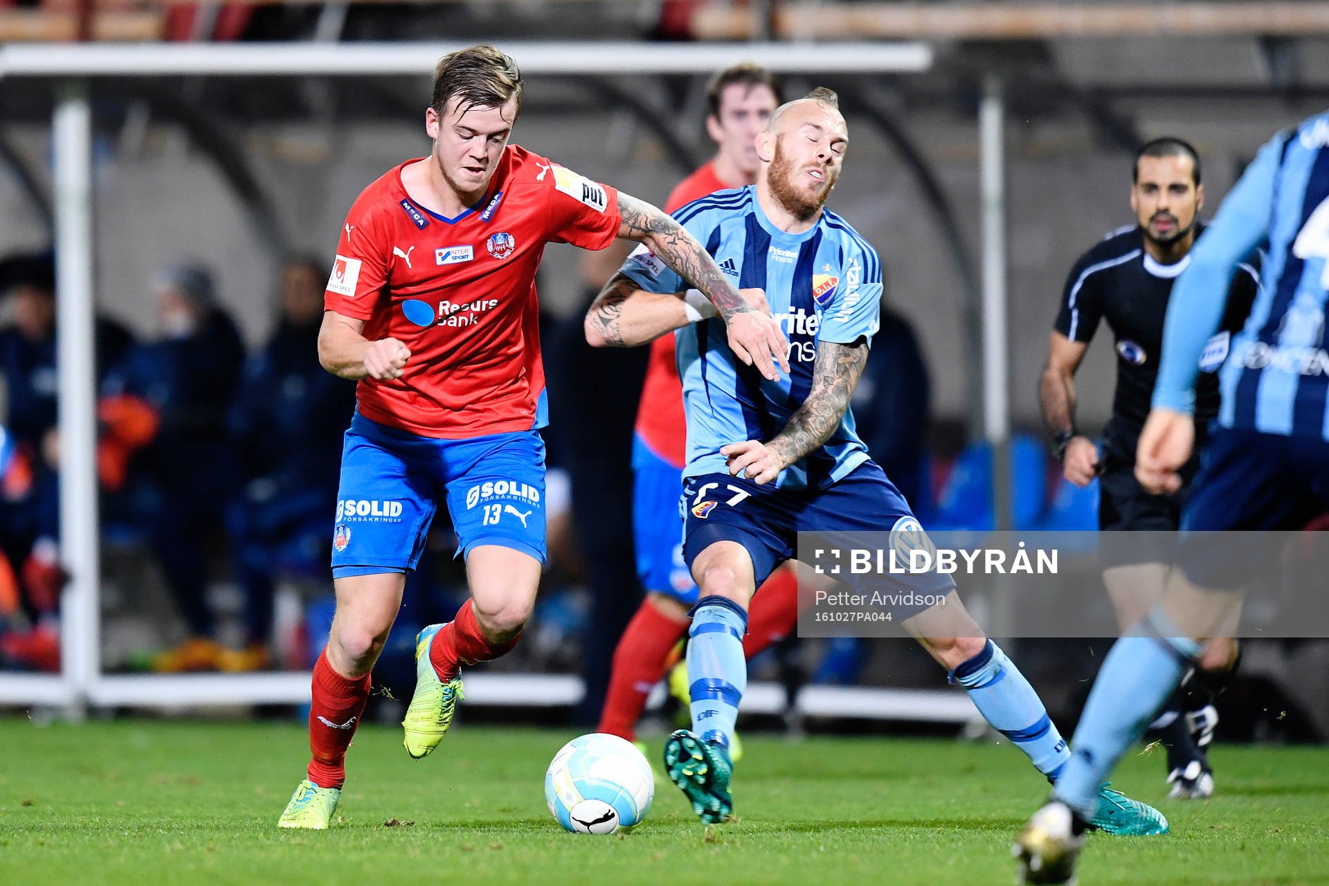 Helsingborgs Alexander Achinioti-Jönsson och Djurgårdens