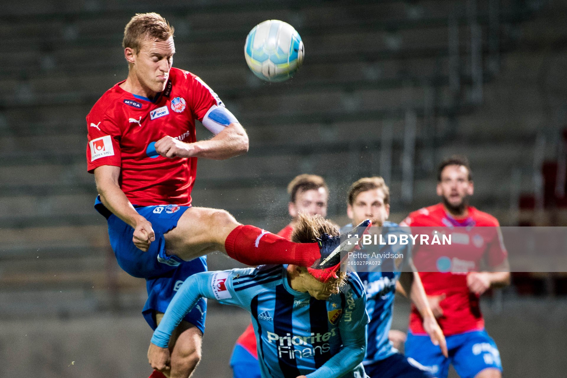 Helsingborgs Peter Larsson och Djurgårdens Jacob Une