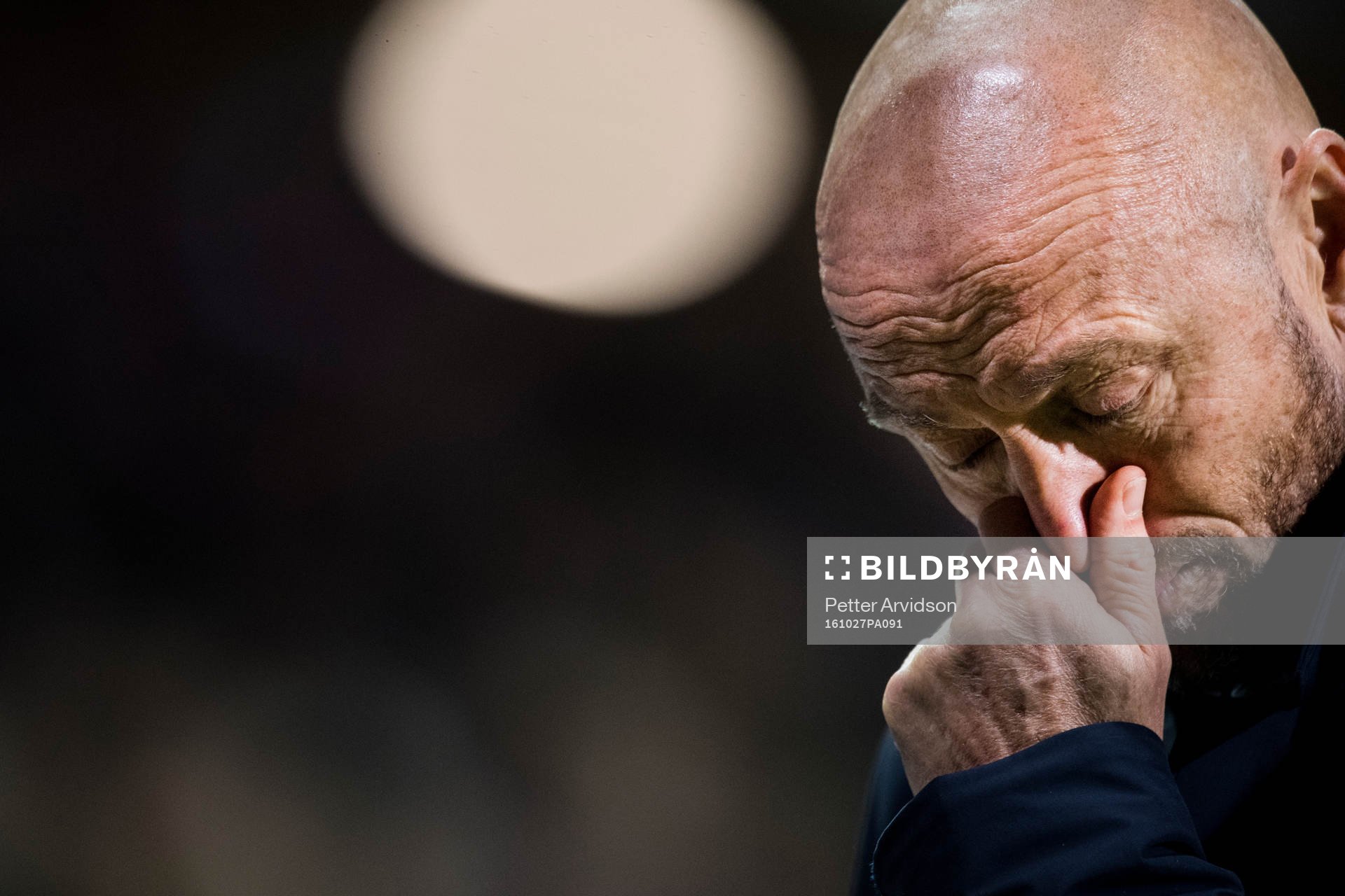 Djurgårdens tränare Mark Dempsey deppar