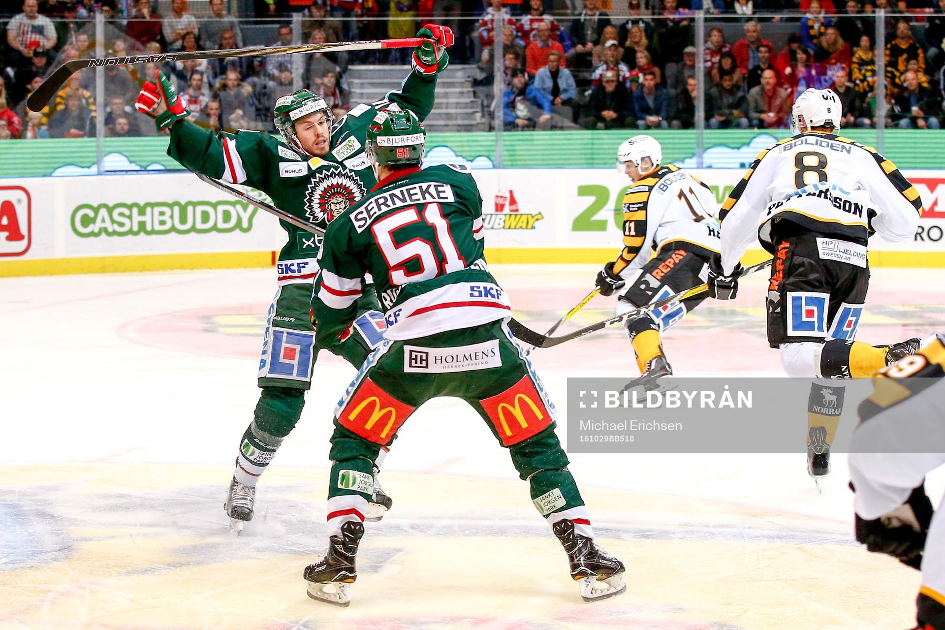 Frölundas Sebastian Stålberg och Mats Rosseli Olsen