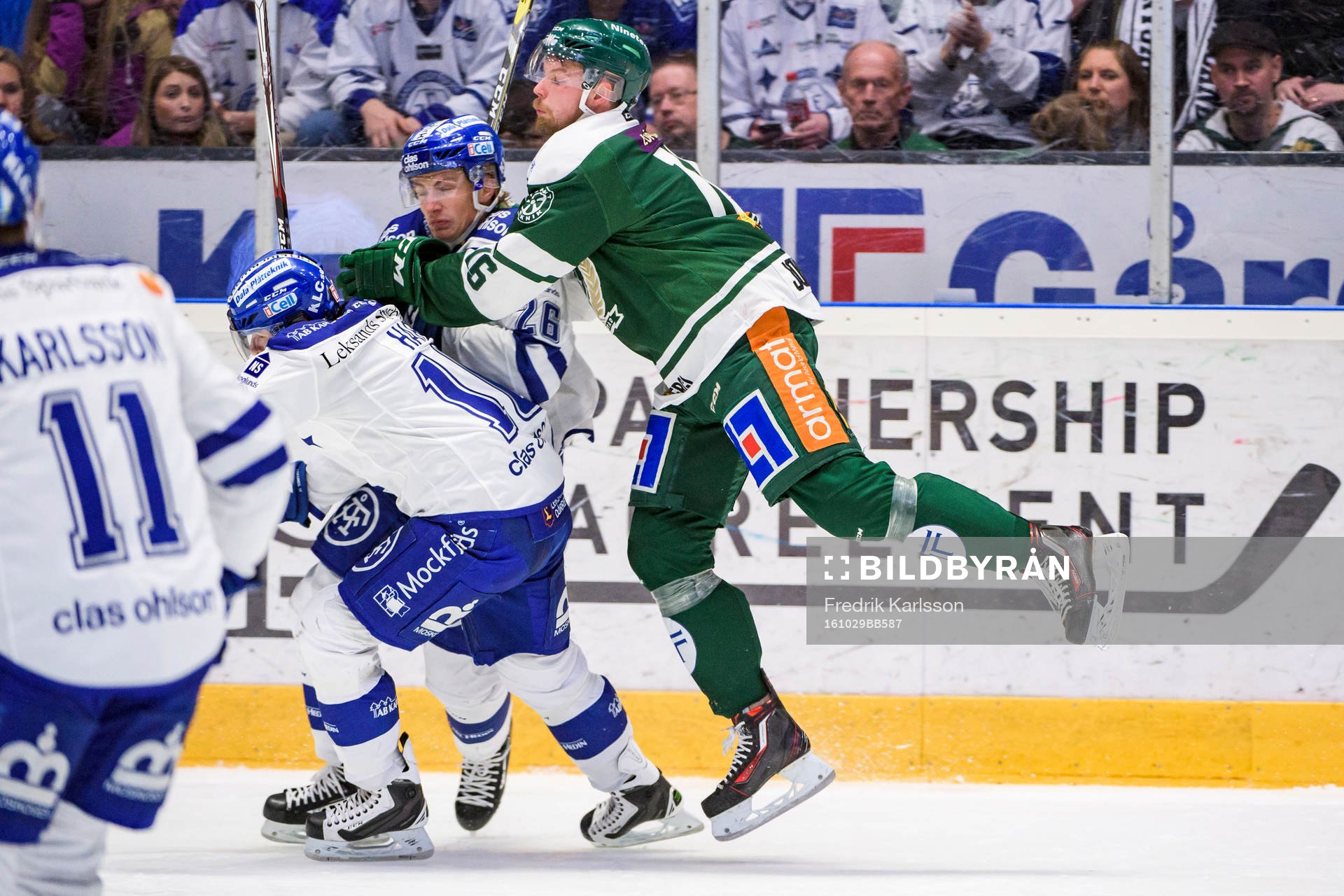 Leksands János Hári, Patrik Norén och Färjestads