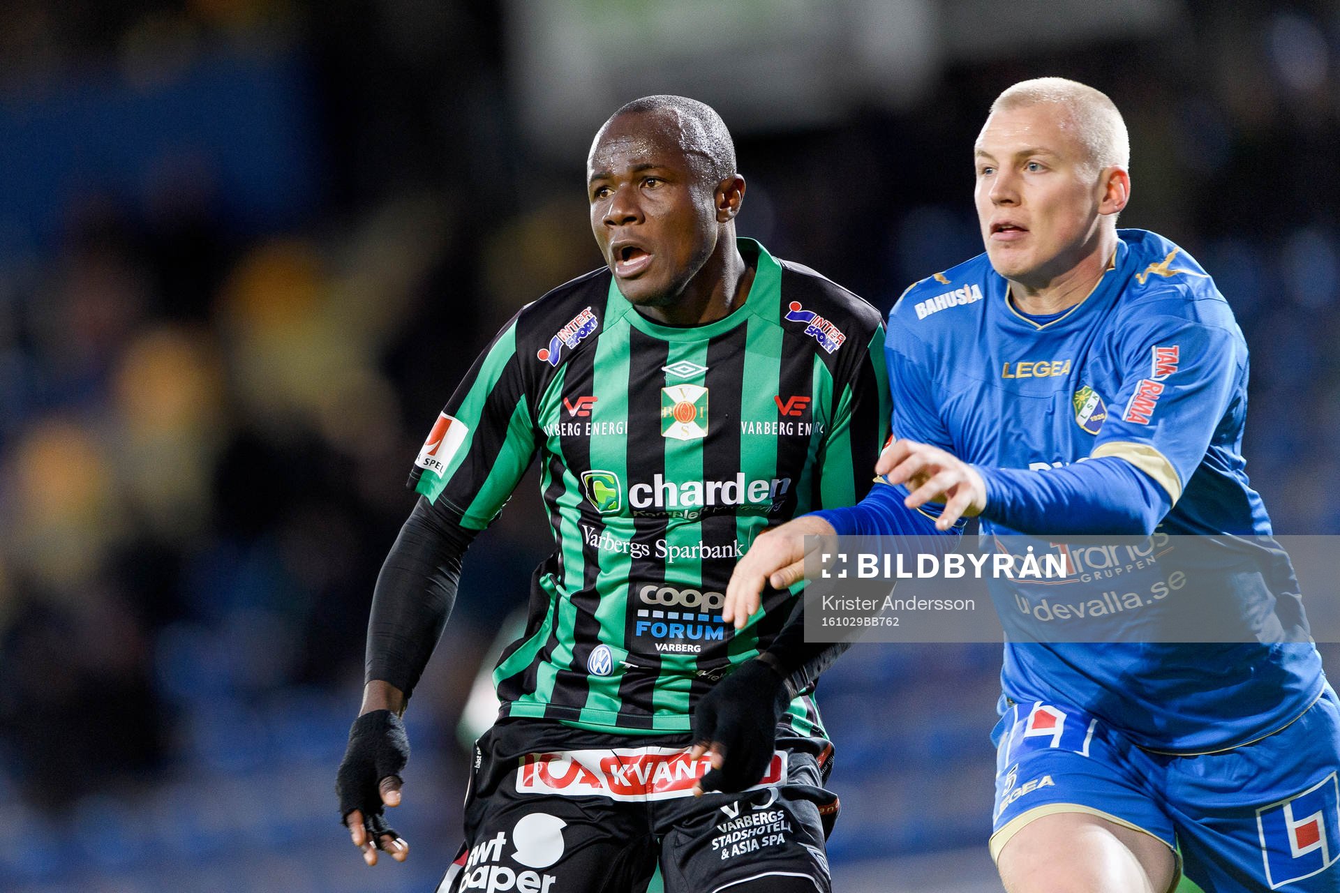 Varbergs Nsima Peter och Ljungskiles Petter Björlund